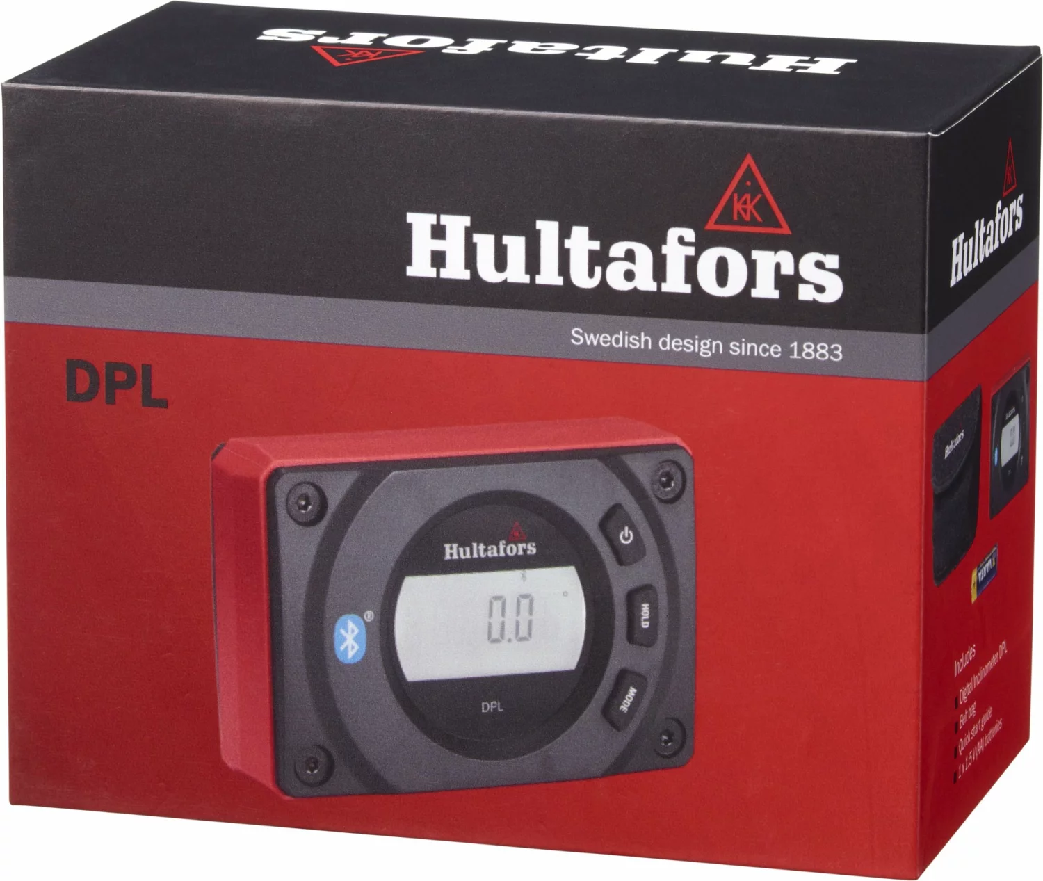 Hultafors DPL Niveau à bulle de poche - Bluetooth® - 80 mm-image