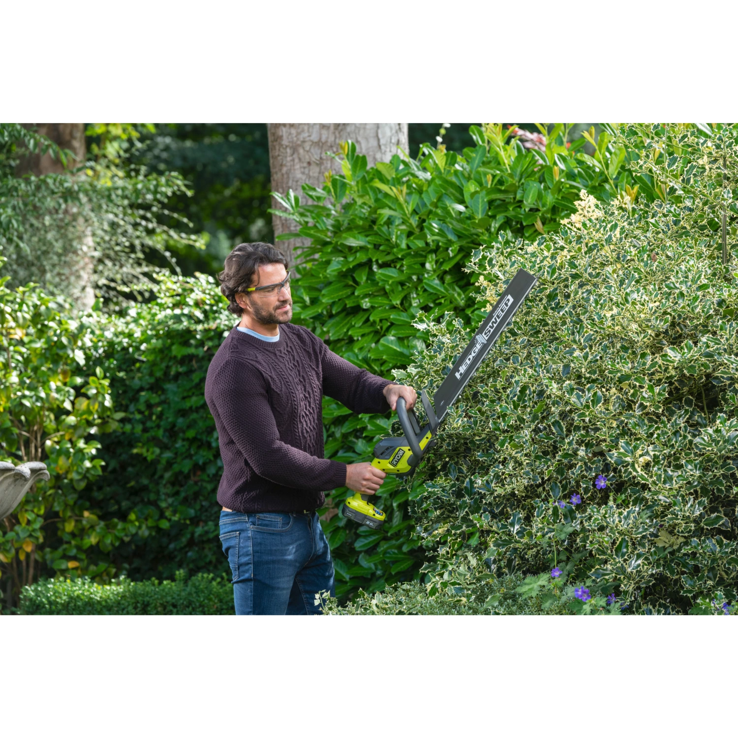 Ryobi RY18HT50A-120 18V Li-ion accu heggenschaar set (1x 2.0Ah accu) - 500mm-image