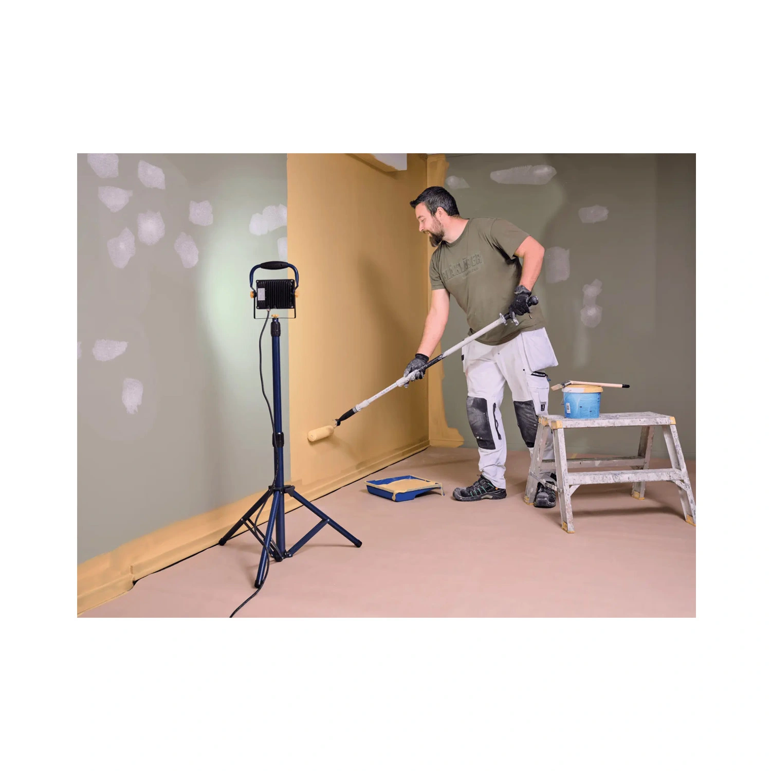Rapid The Painter Bouwlamp met Statief - 2000Lm - IP65