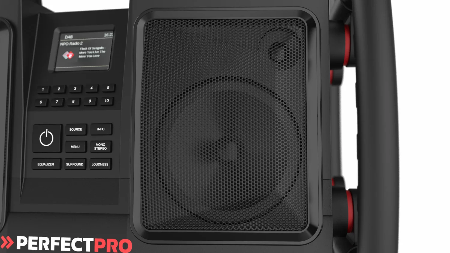 PerfectPro RB2 Rockbull Bouwradio - FM RDS - DAB+ - aux-in - werkt op netstroom & batterij-image