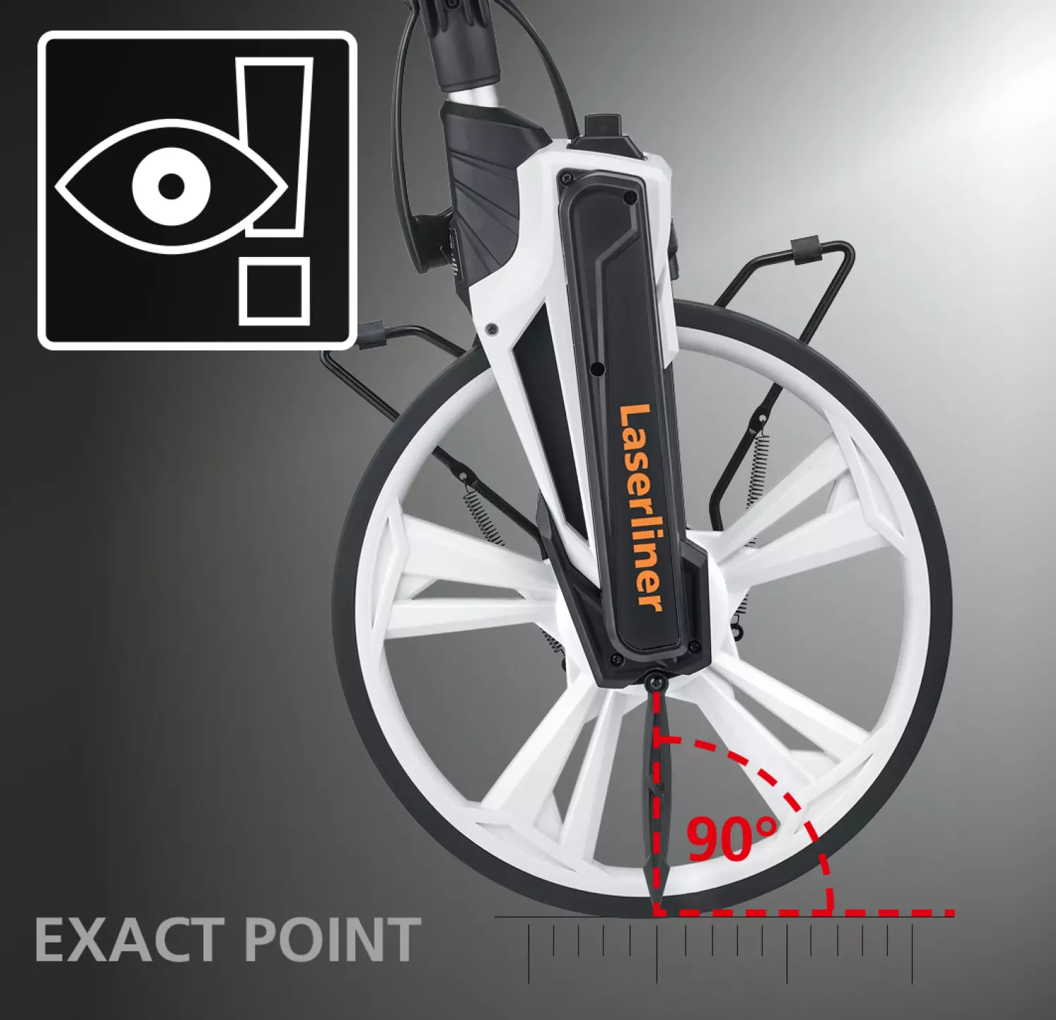 Laserliner RollPilot X12 Roulette de mesure - Affichage analogique-image