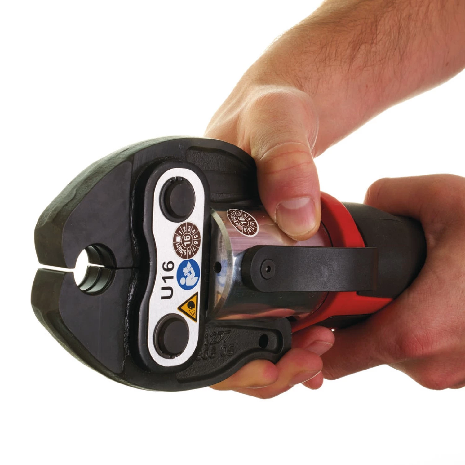 Milwaukee M12 HPT-202C 12 V Li-ion batterie Kit pince hydraulique (2 batteries 2,0 Ah) dans un coffret - Geberit Mapress Set-image