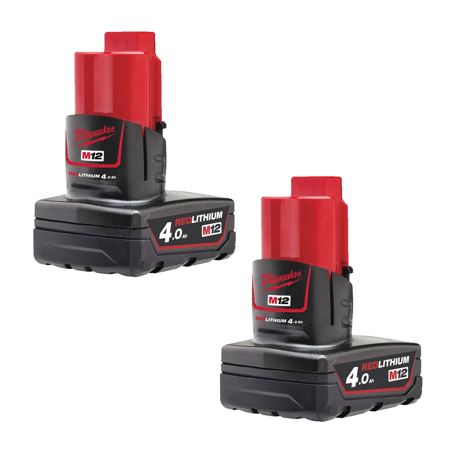 Milwaukee M12 B4 12V Li-ion accu - 4.0Ah (2st)-image