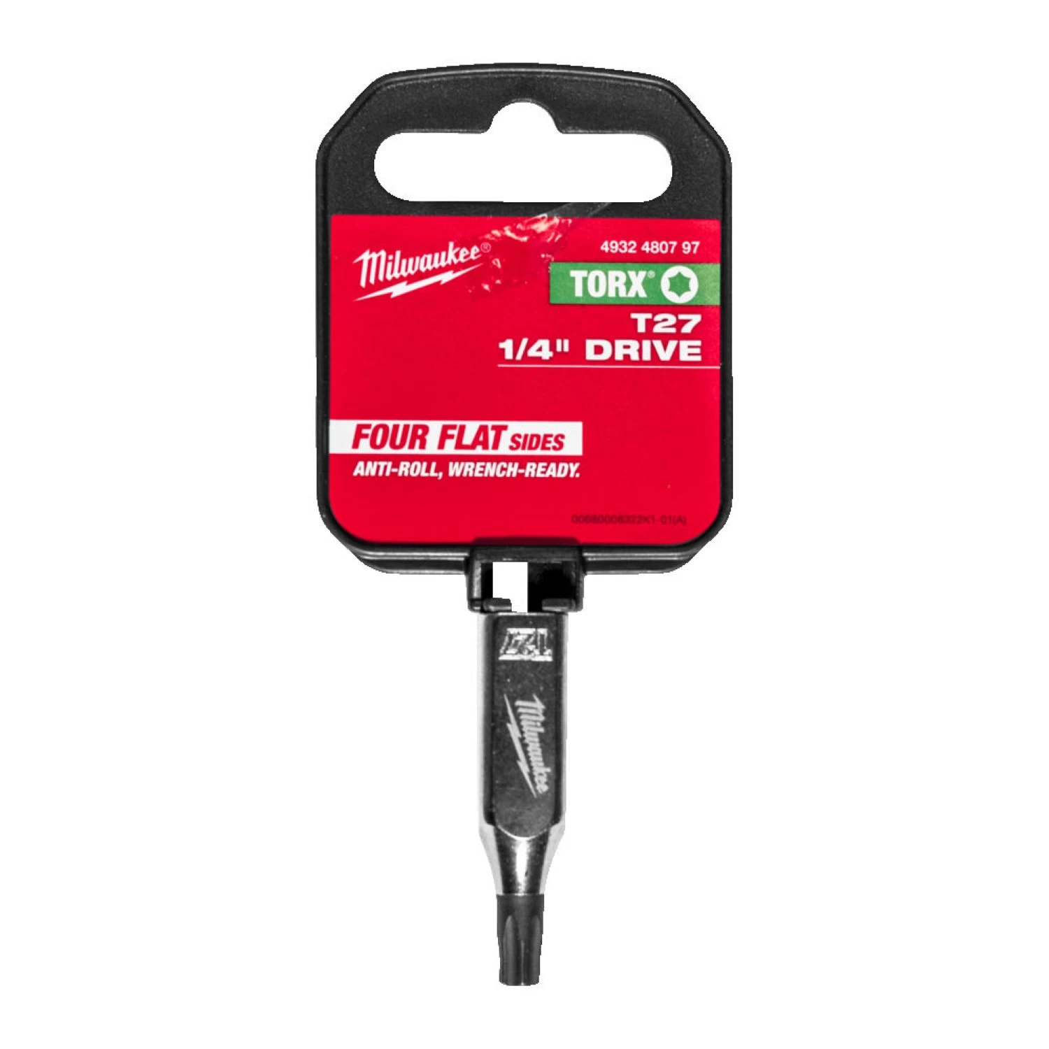 Milwaukee 4932480797 Dop - 1/4" FOUR FLAT™ - Torx 27-image