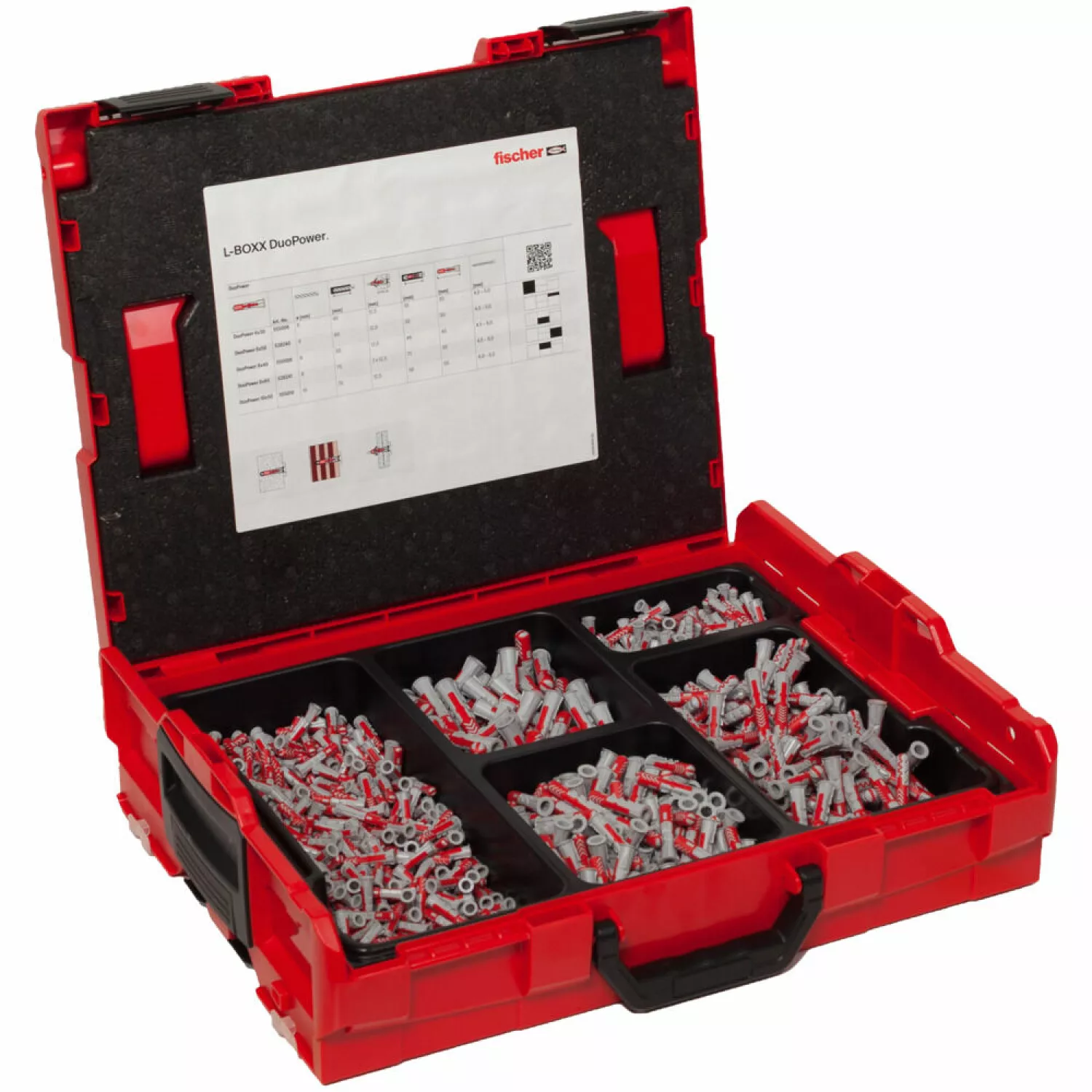 Fischer DuoPower L-BOXX 102 910-delige pluggenset in L-Boxx-image