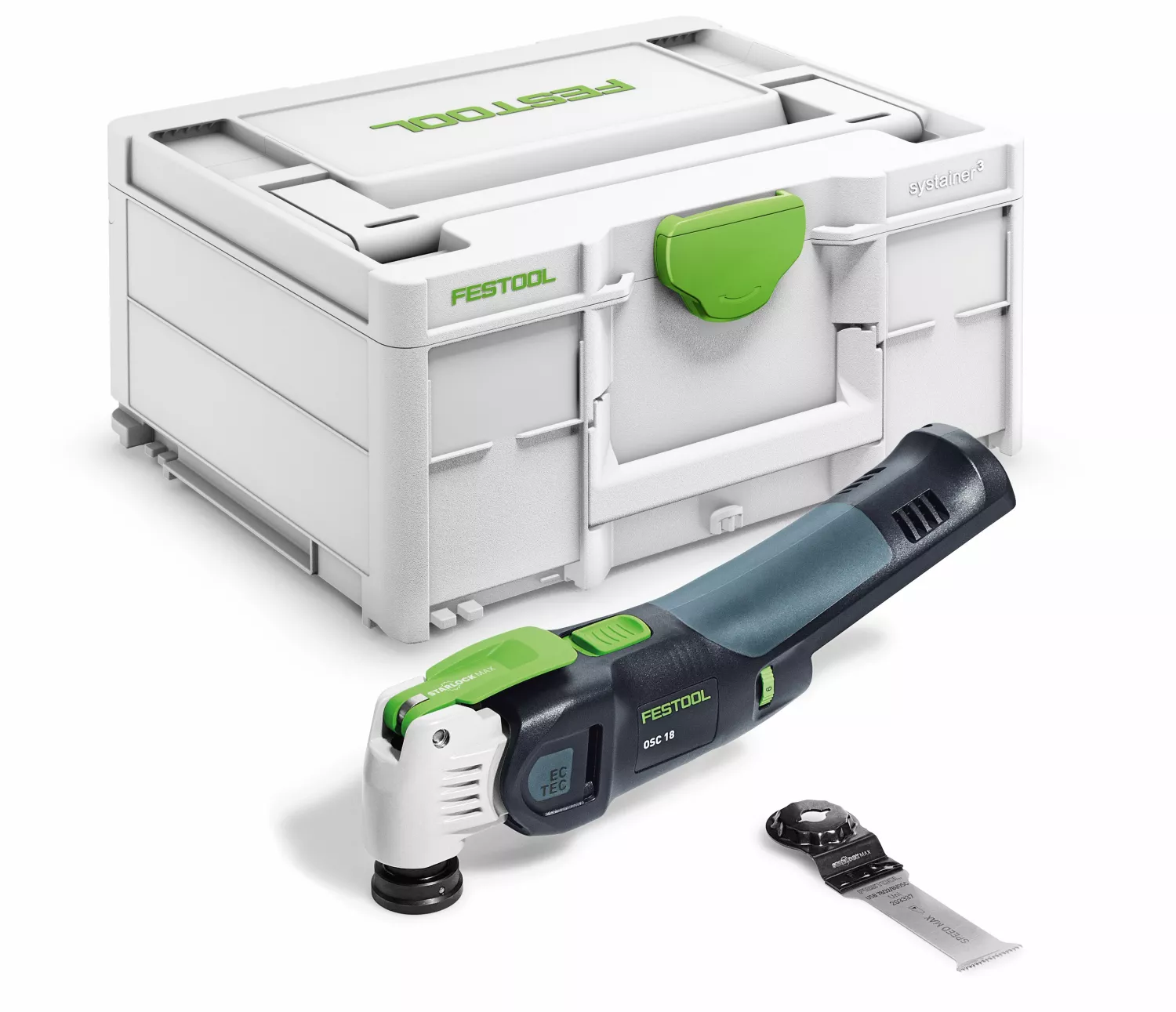 Festool OSC 18 E-Basic 18V Li-Ion accu oscillerende multitool body in systainer - koolborstelloos-image