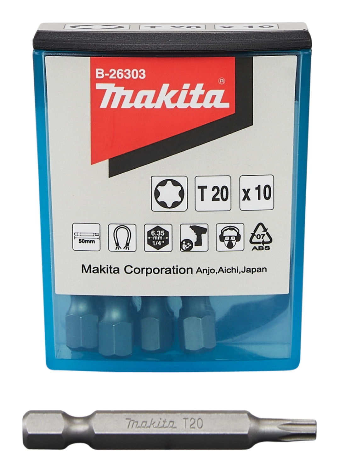 Makita B -26303 Bit de vis - T20x50mm (10e)-image