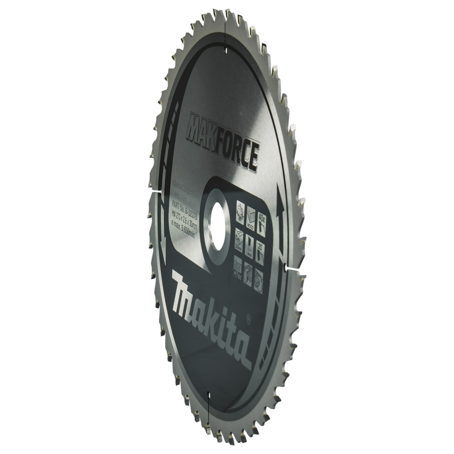 Makita B-32378 Lame de scie circulaire Bois - 270x30x2.6-image