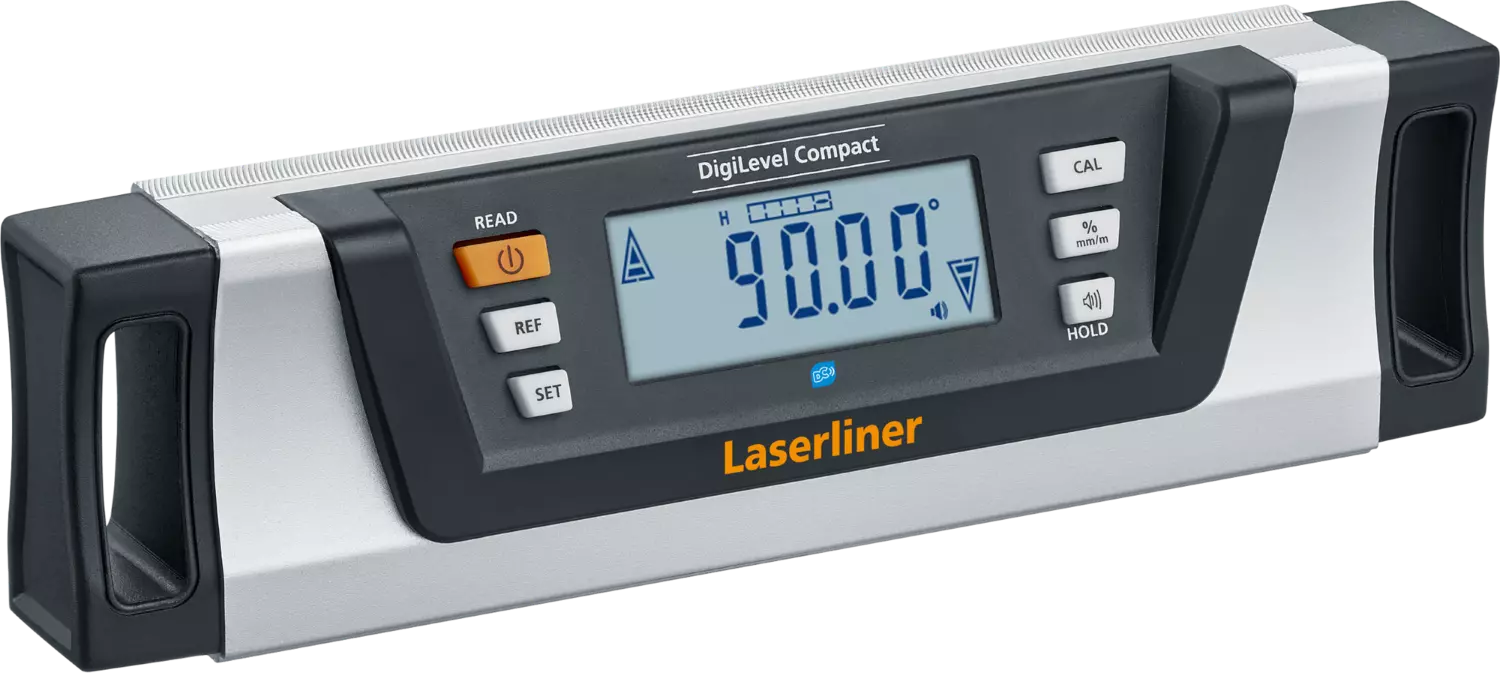 Laserliner DigiLevel Compact Niveau à bulle numérique dans un étui - magnétique - Bluetooth - 230 mm-image