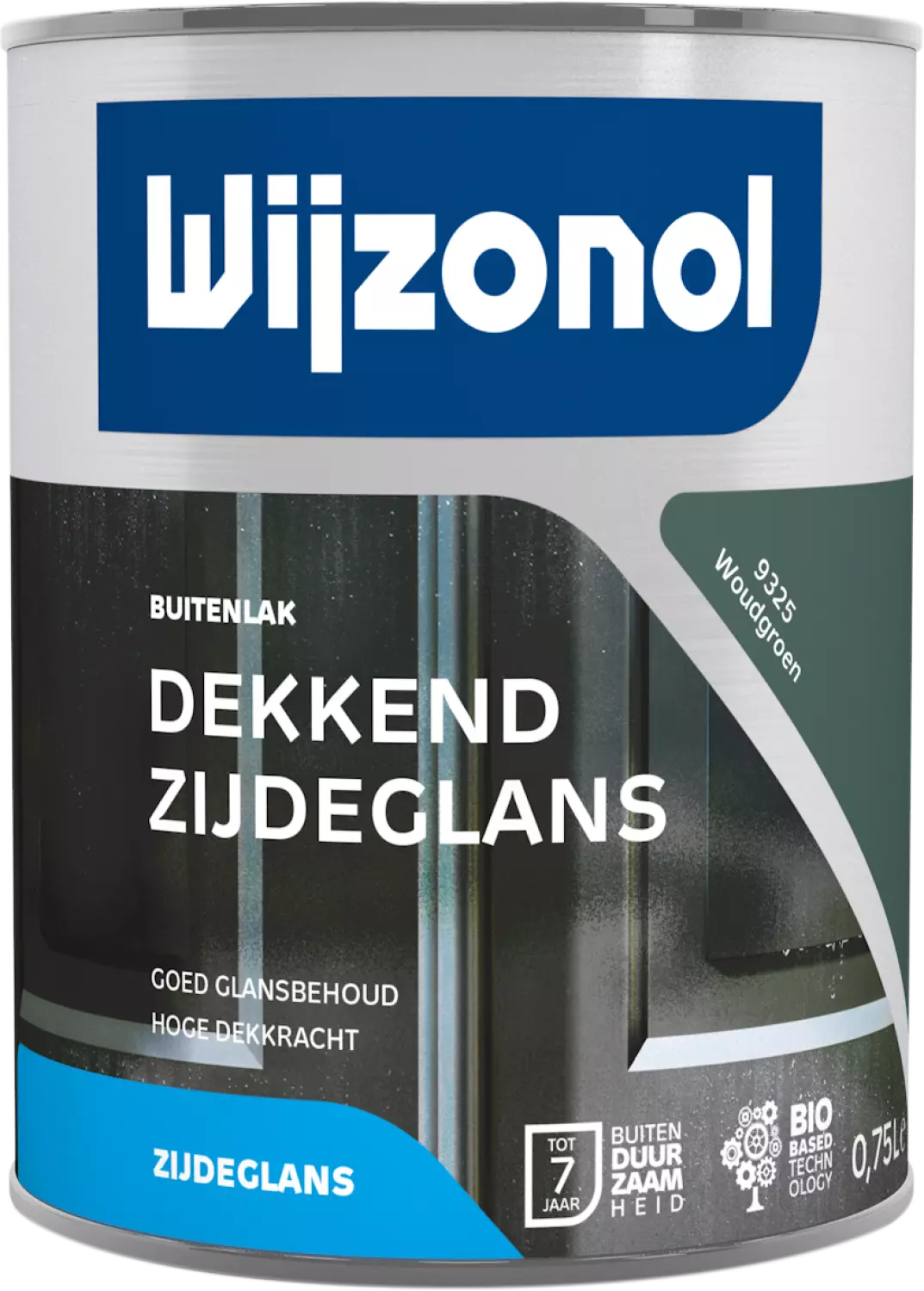 Wijzonol Dekkend Zijdeglanslak - 9325 Woudgroen - 0,75L-image