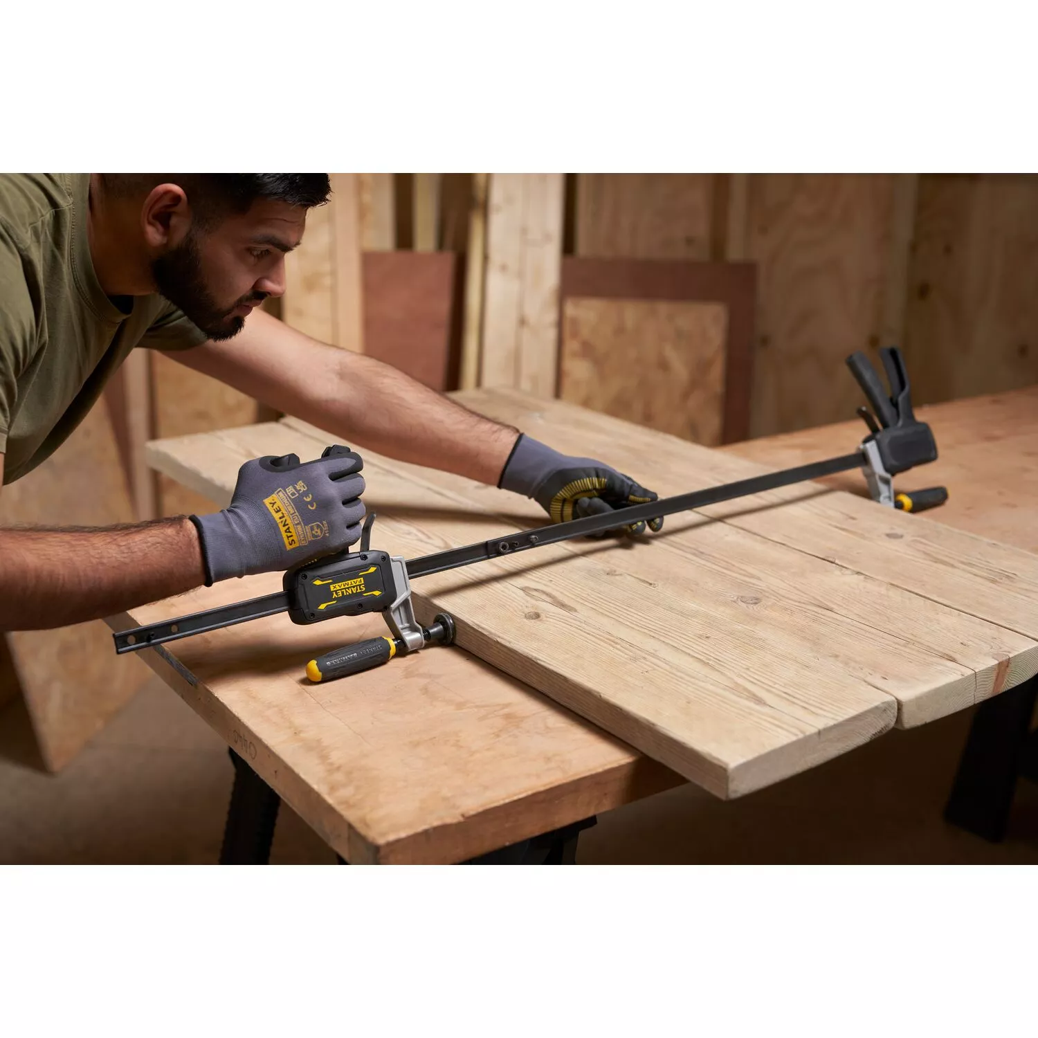 Stanley FMHT83007-0 Hybrid Eenhands Lijmklem - 450mm-image