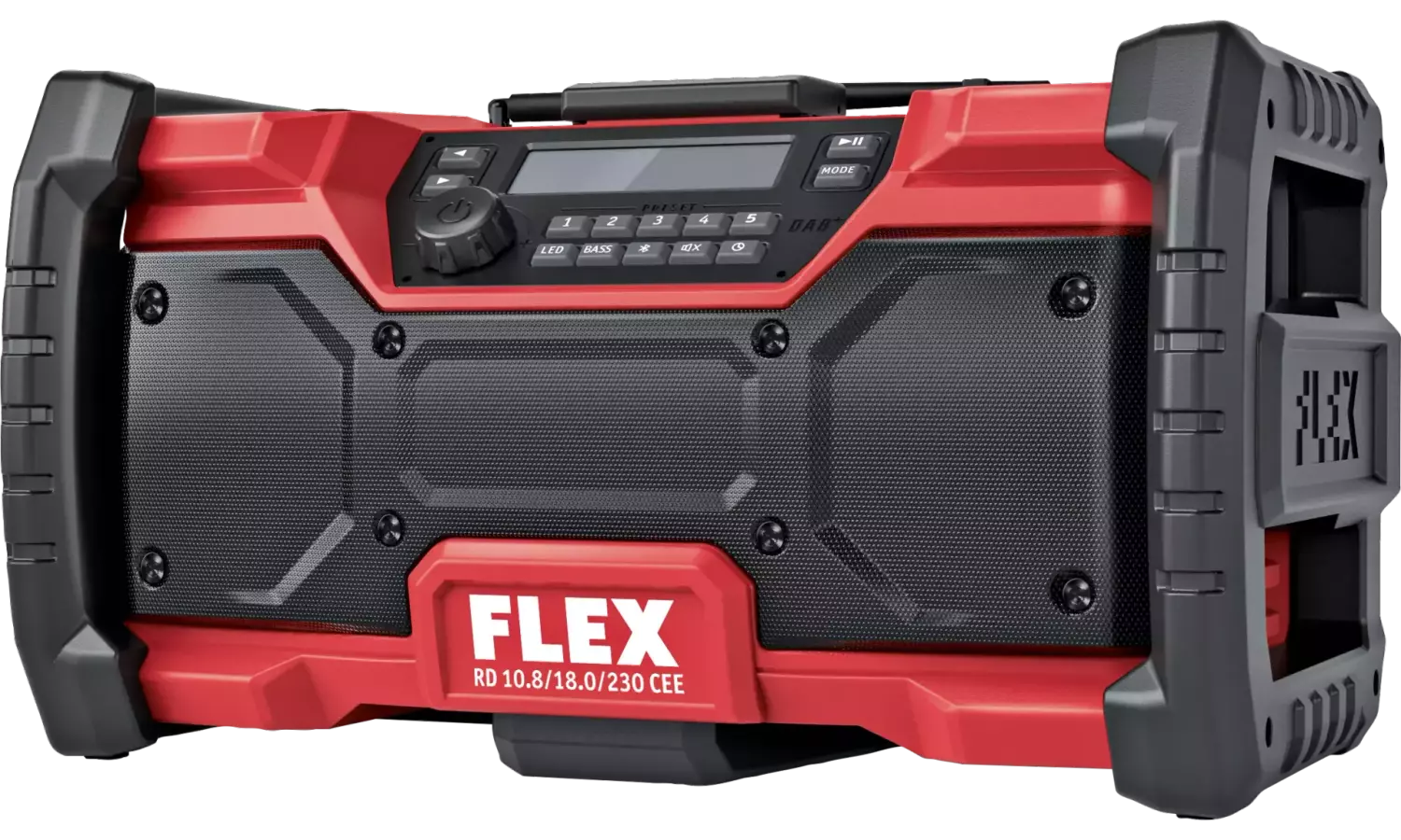 Flex RD 10.8/18.0/230 Li-ion Accu bouwplaats radio - digitaal - body - 10.8/18V-image