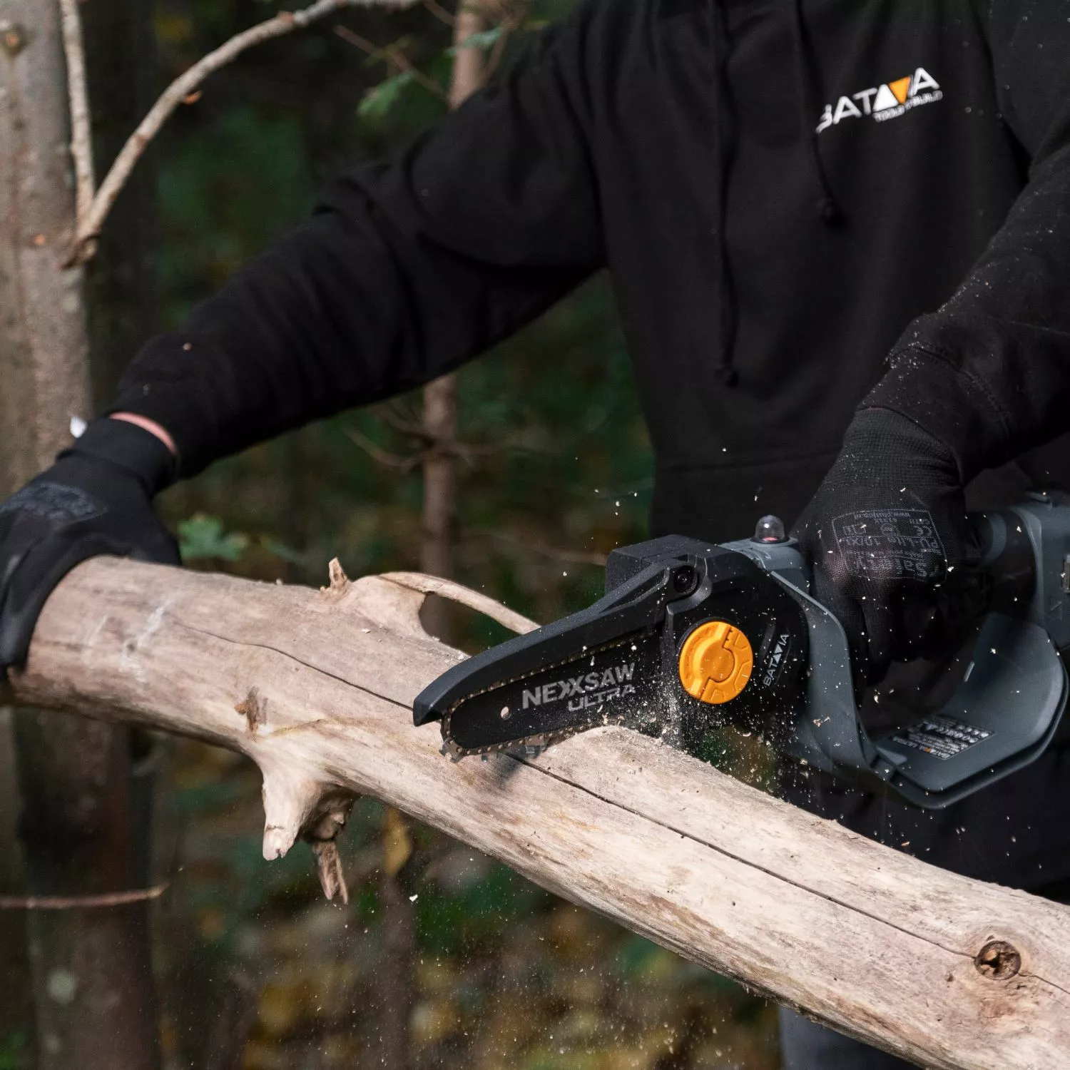 Batavia 7064356 Nexxsaw V3.2 Maxxpack Ultra 18V Li-Ion batterie mini tronçonneuse (1x 4.0Ah) - 175mm - sans charbons-image