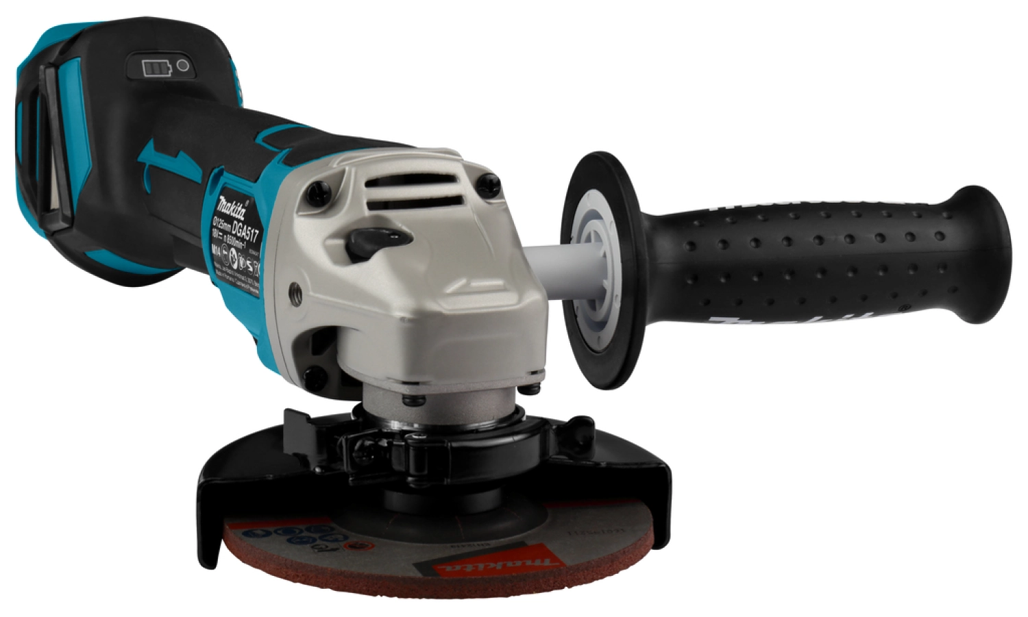 Makita DGA517ZJ 18V Li-Ion Accu haakse slijper incl. ADT body in Mbox - 125mm - koolborstelloos-image