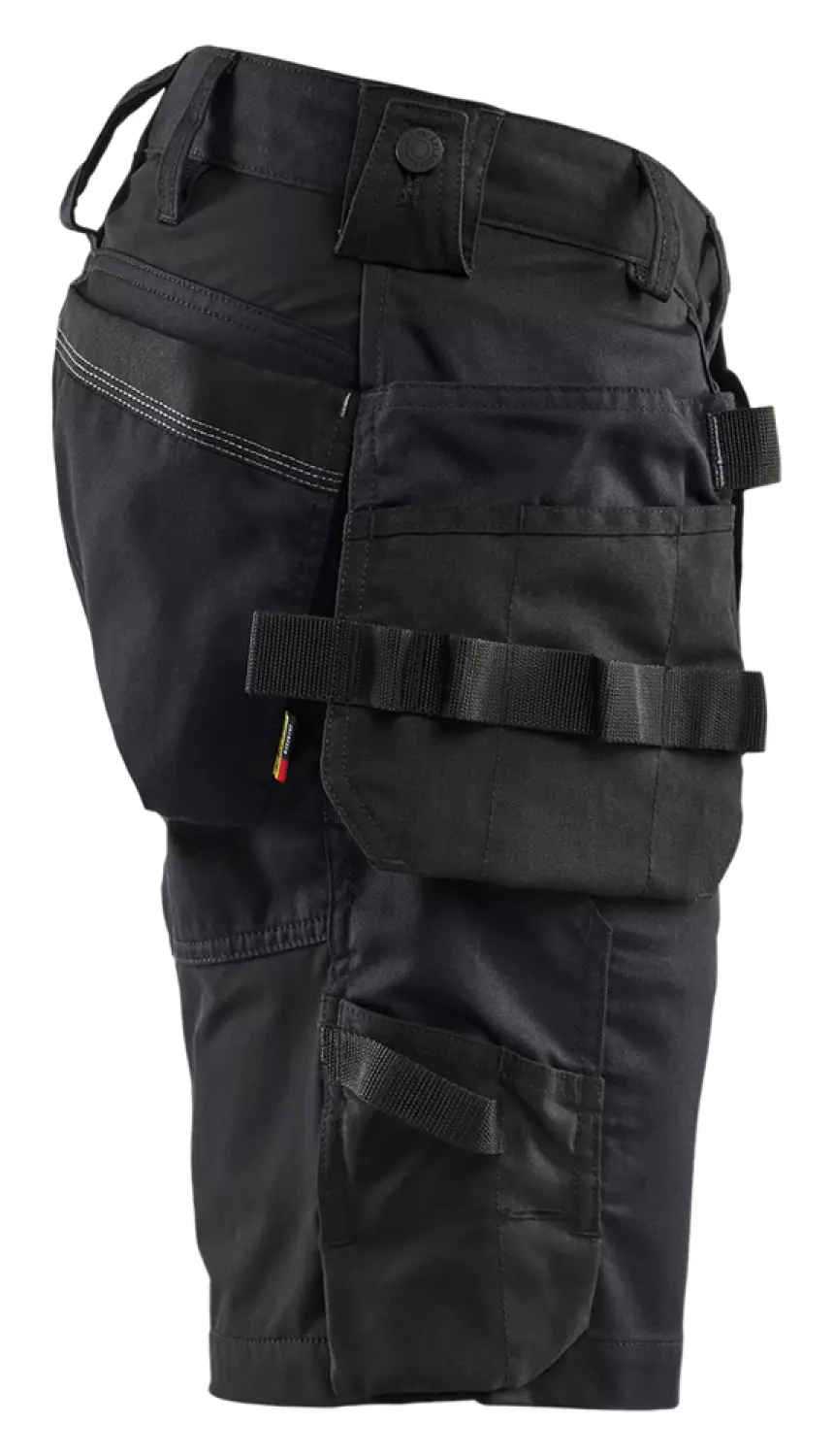 Blåkläder 1752 2-weg stretch Werkshort met gereedschapszakken - Zwart - Maat 58-image