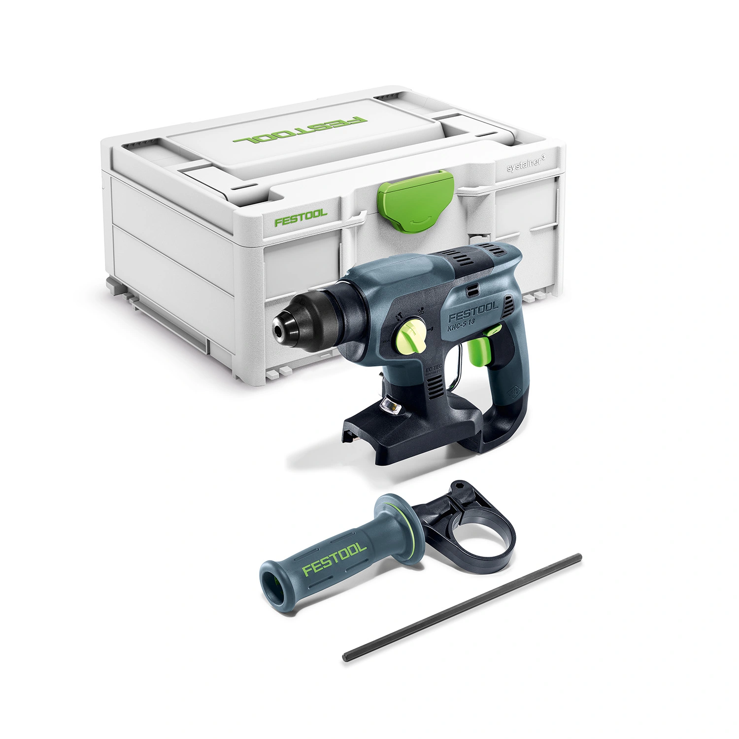 Festool KHC-S 18-Basic : corps de marteau combiné 18 V à batterie dans un Systainer
