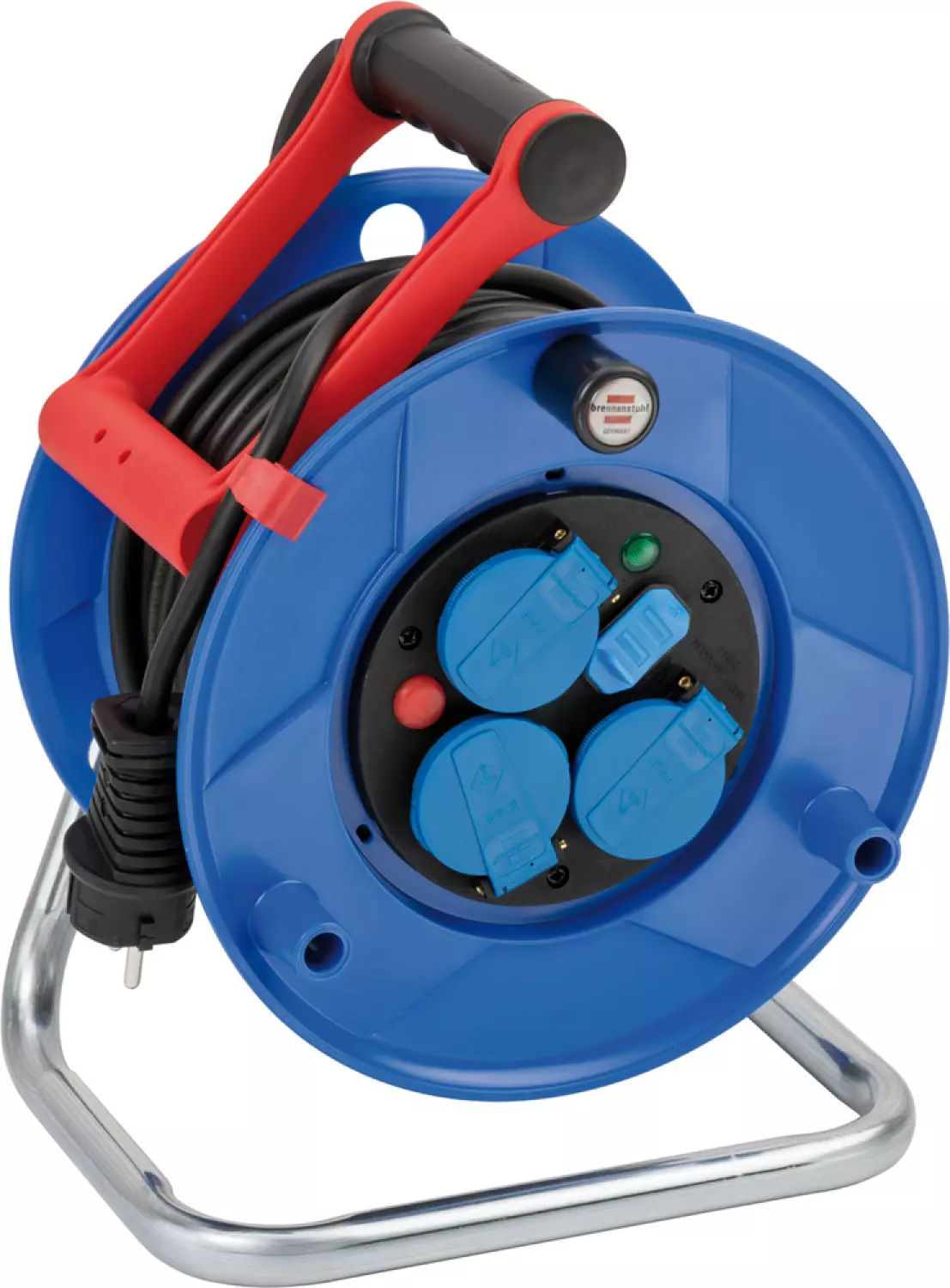 Brennenstuhl 1218584600 Garant kabelhaspel IP44 met USB - 25m - N05V3V3-F 3G1,5-image