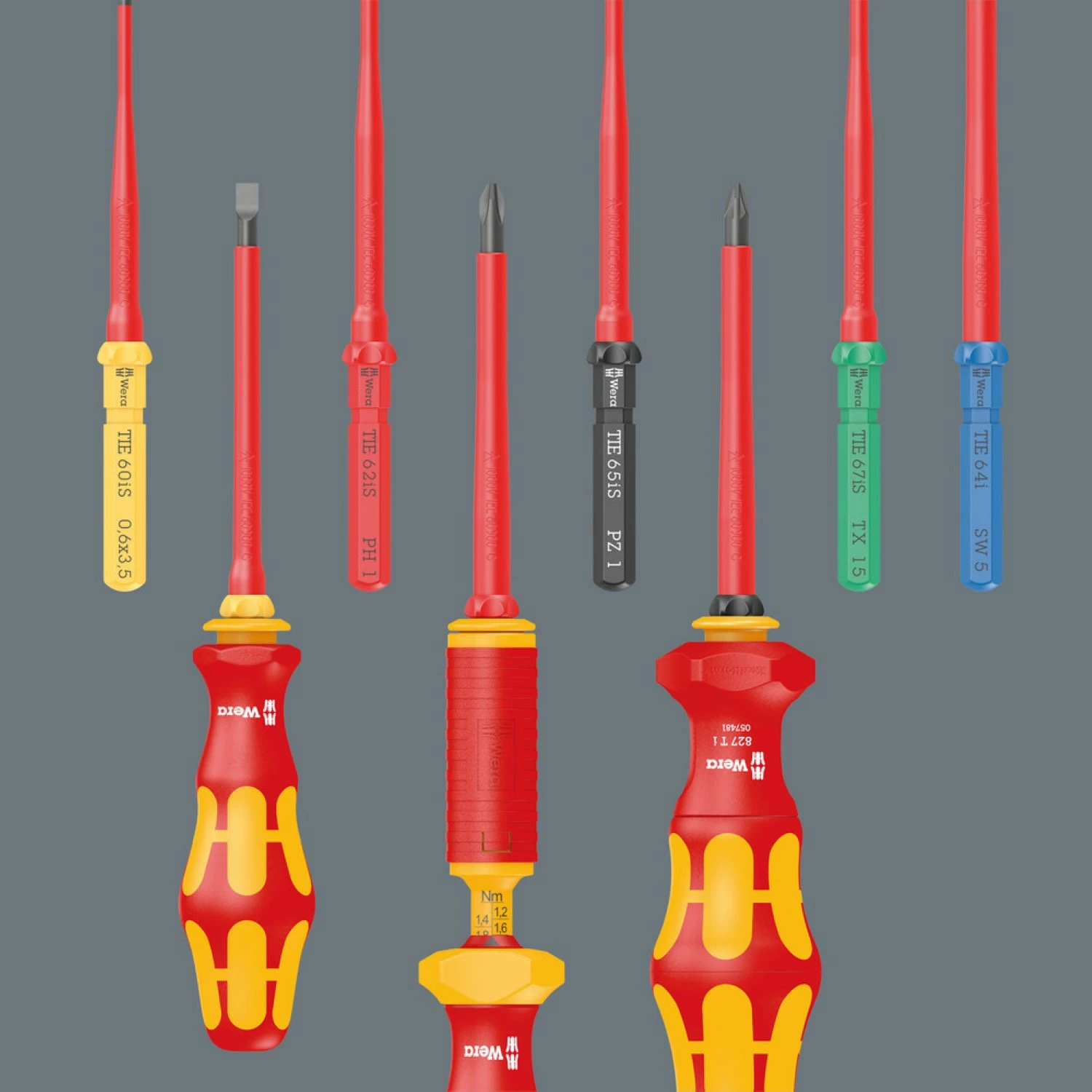 Wera 05006501001 Kraftform Kompakt VDE Wisselkling - 60 i PLAT Take it easy, 0.5 x 3 x 157mm-image