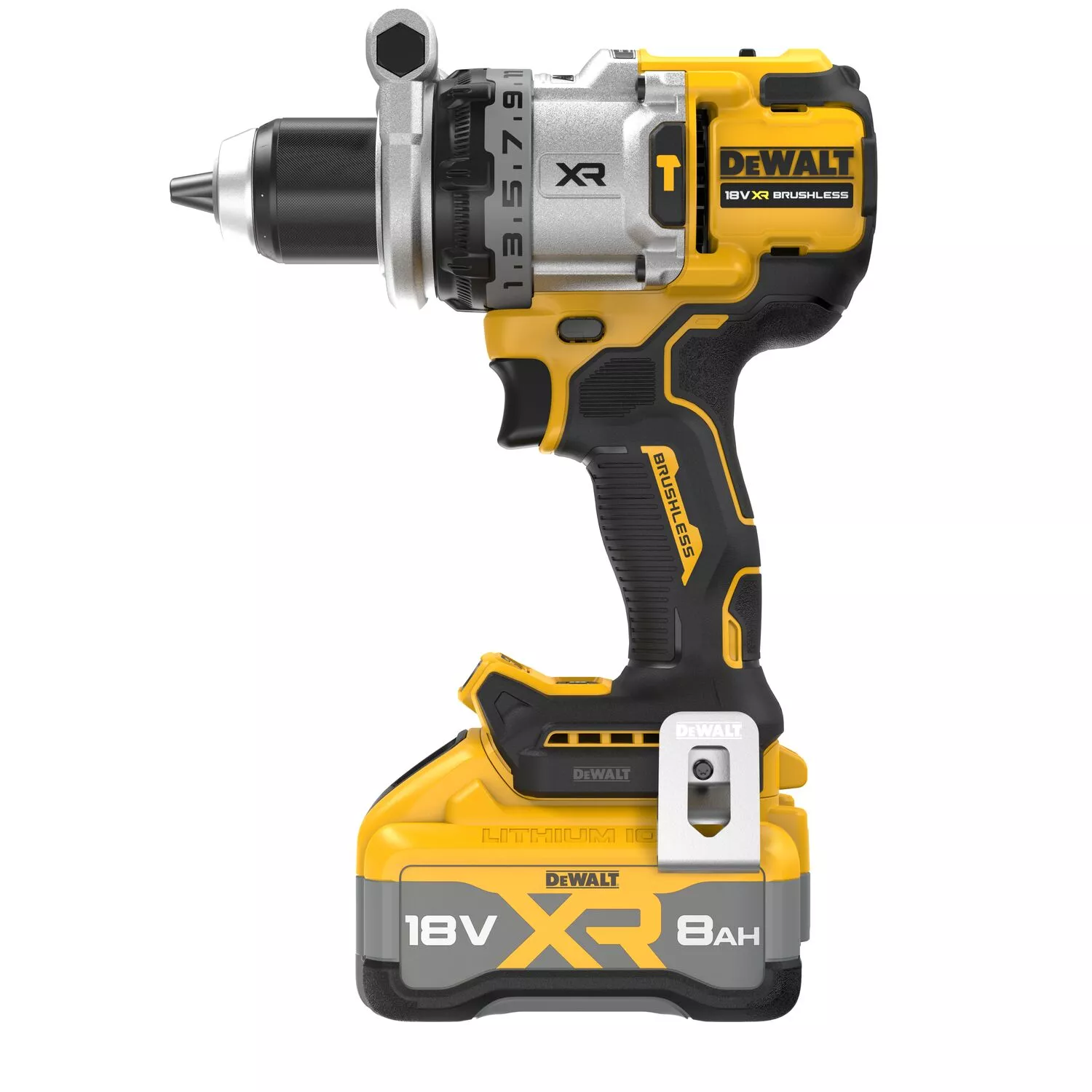 DeWALT DCD1007WW1T Perceuse à percussion/visseuse sans fil Li-ion 18 V (1 batterie de 8,0 Ah) dans TSTAK - 169 Nm-image