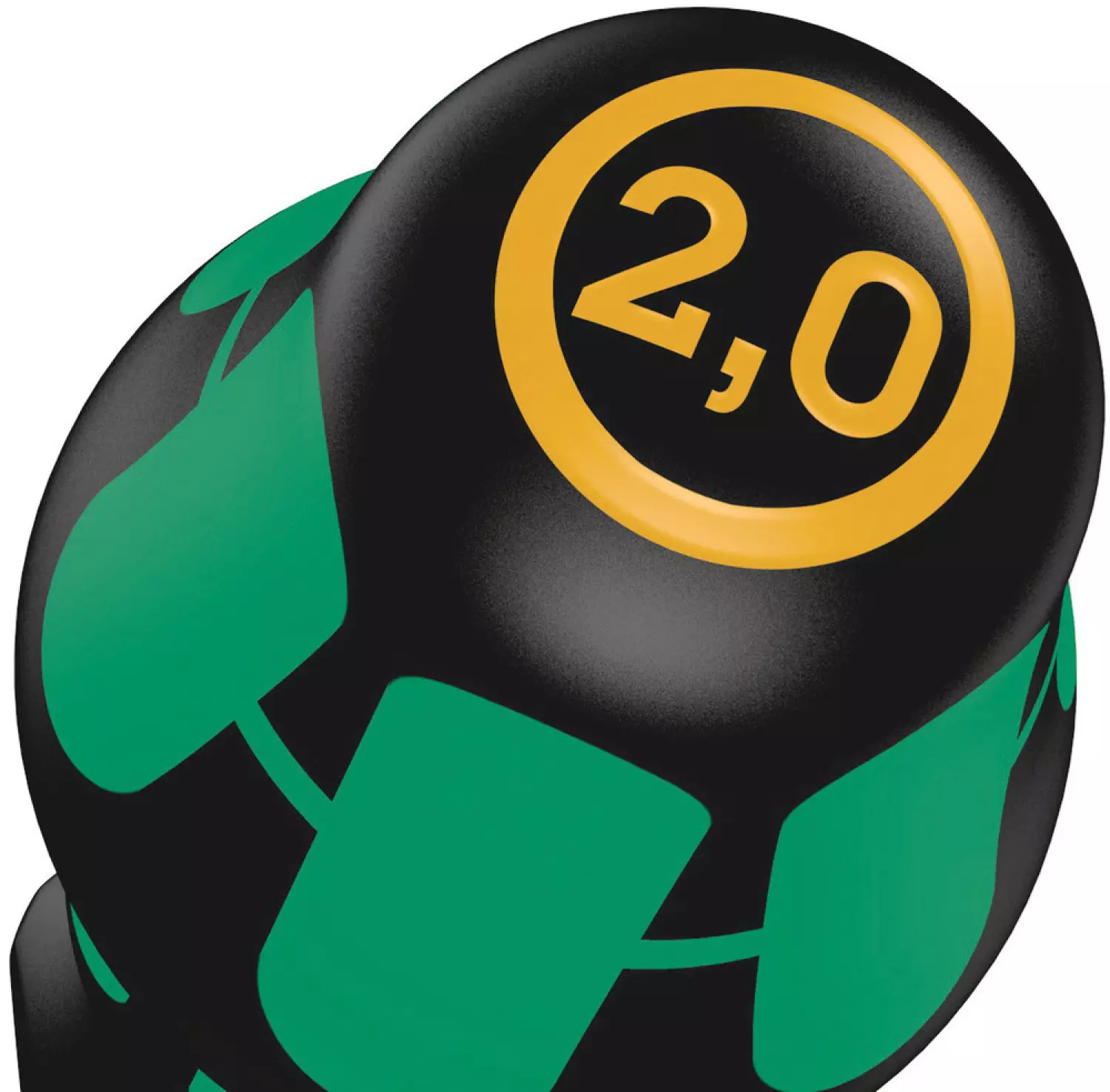 Wera 05110004001 Kraftform Plus Schroevendraaier met smalle sleufkop - Sleuf - 4 x 100mm