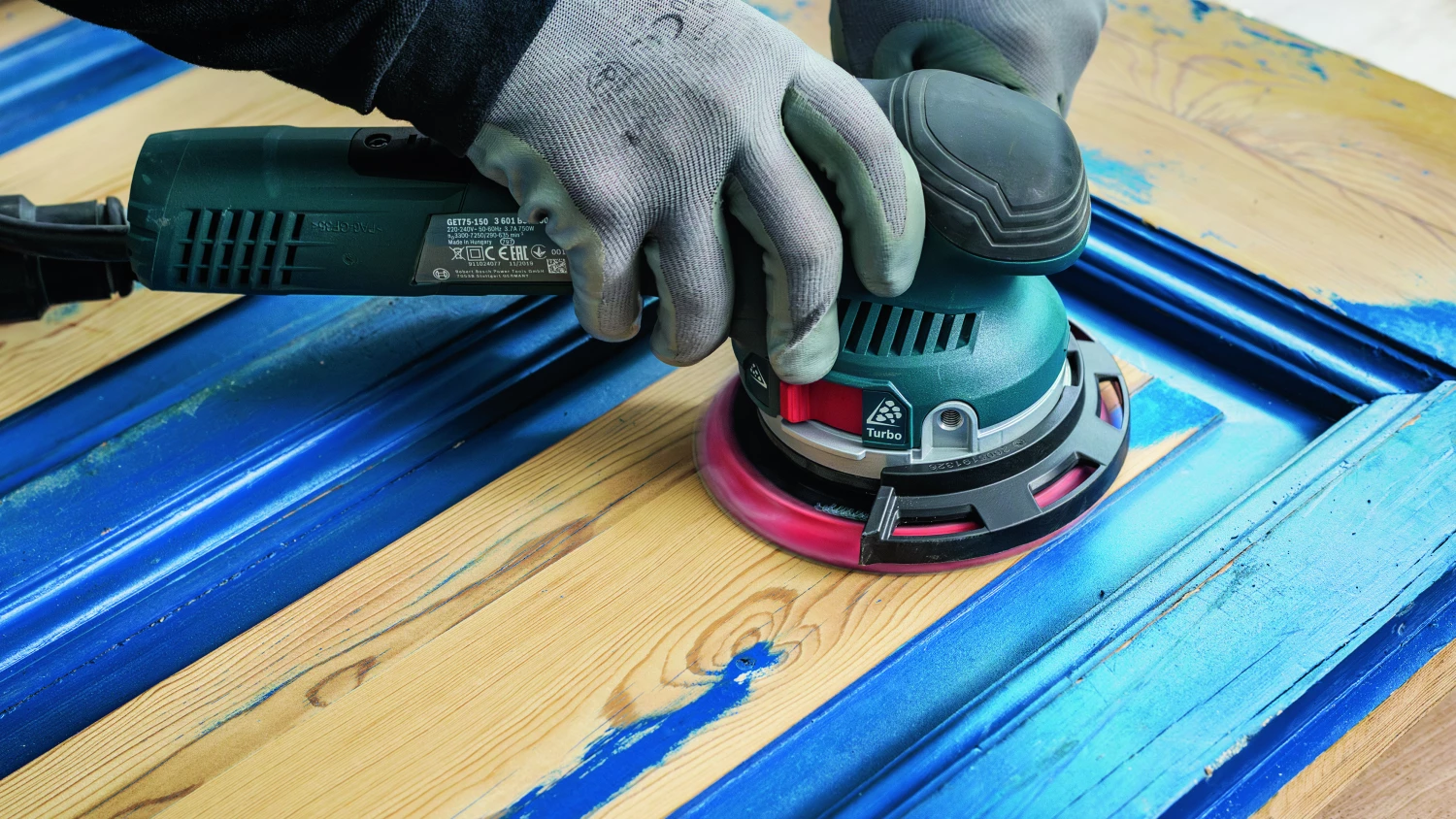 Bosch 2608902445 EXPERT Schuurschijf O780 met film onderlaag - 150 mm - K240 (6 stuks)-image