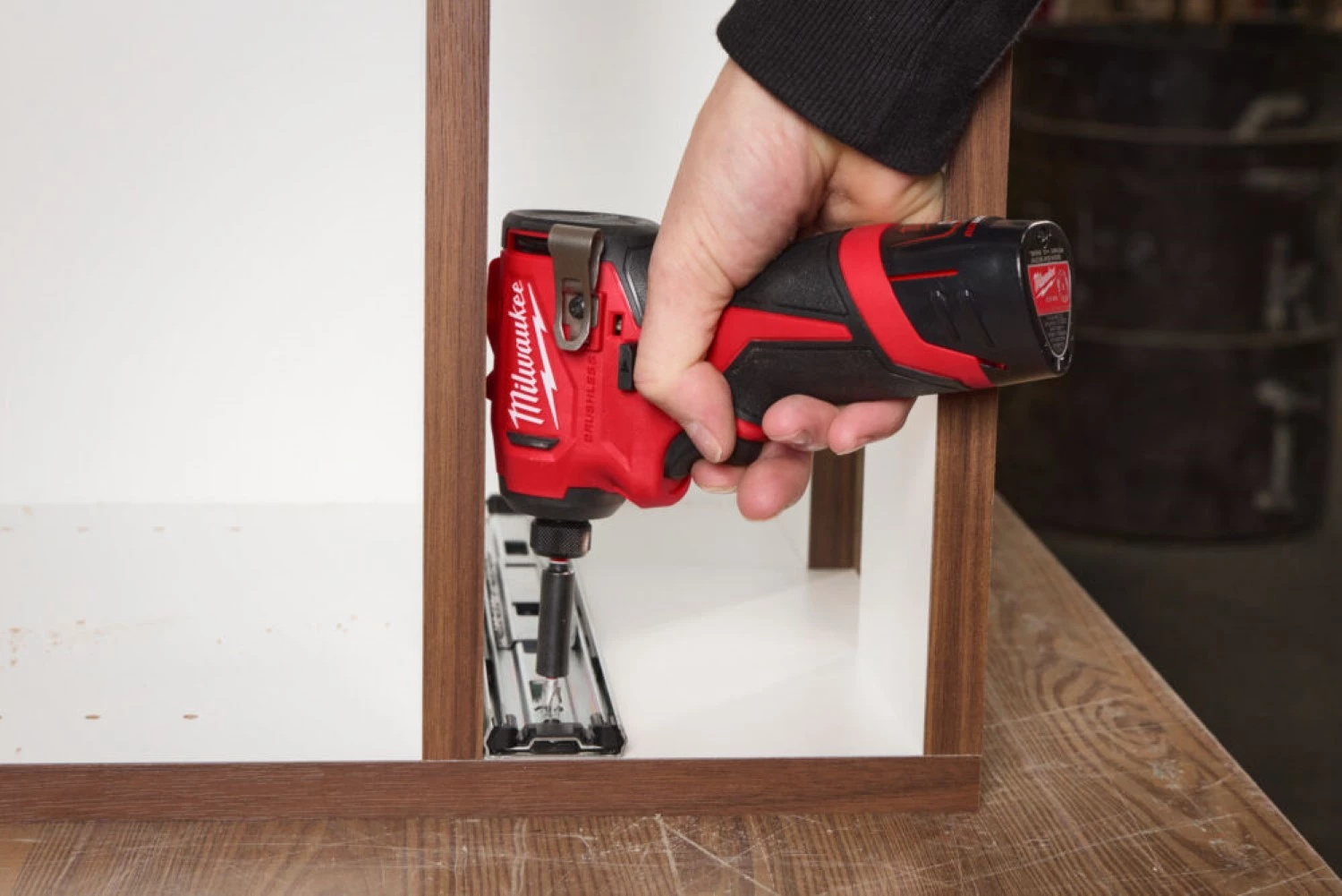 Milwaukee M12 BLIDRC-202C Kit visseuse à percussion sans fil 12 V Li-ion (2 batteries 2,0 Ah) dans un coffret - 124 Nm-image