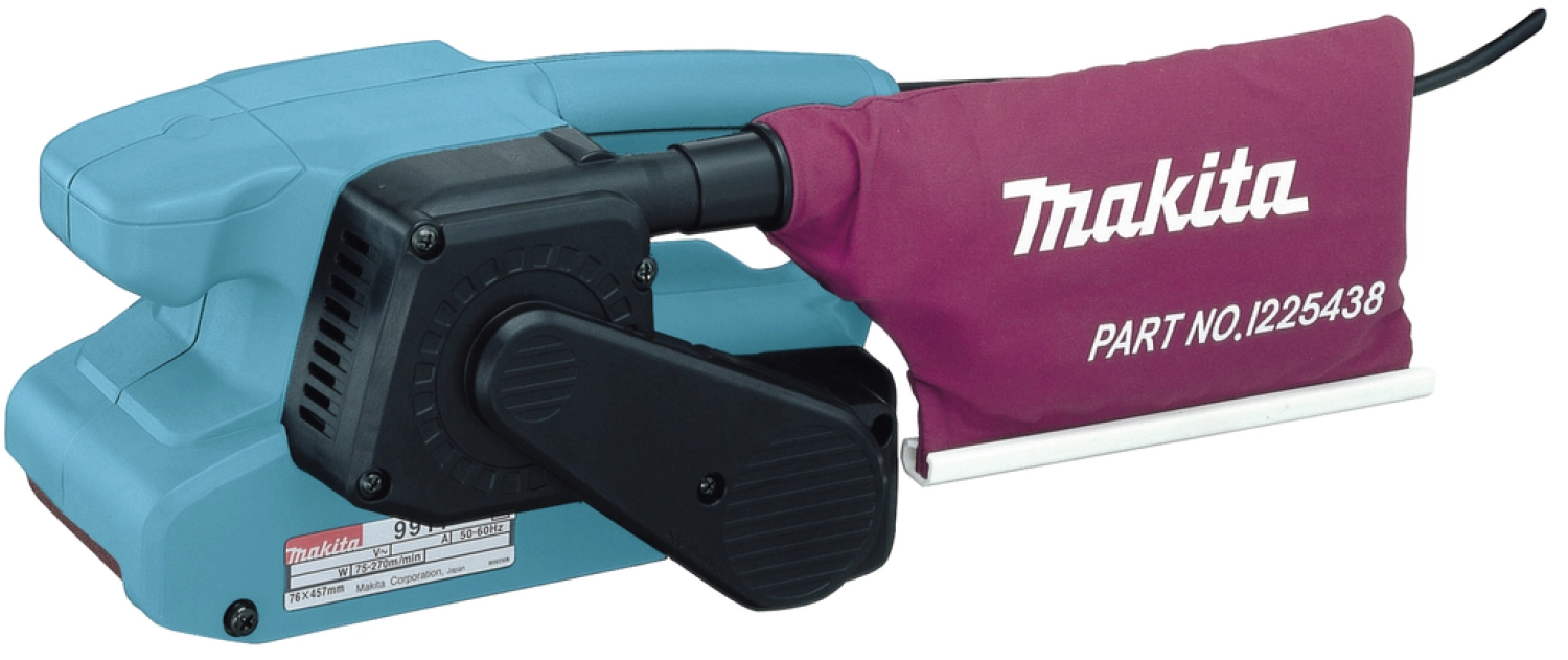 Makita 9911J Bandschuurmachine in Mbox - 650W - 76 x 457mm-image