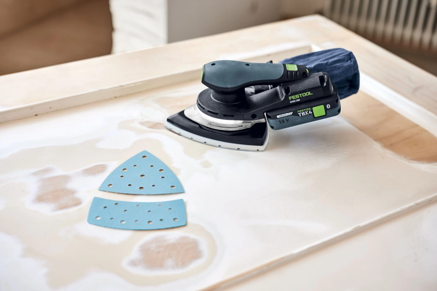 Festool Granat Delta 200 P120 Feuilles abrasives - 10 pièces-image