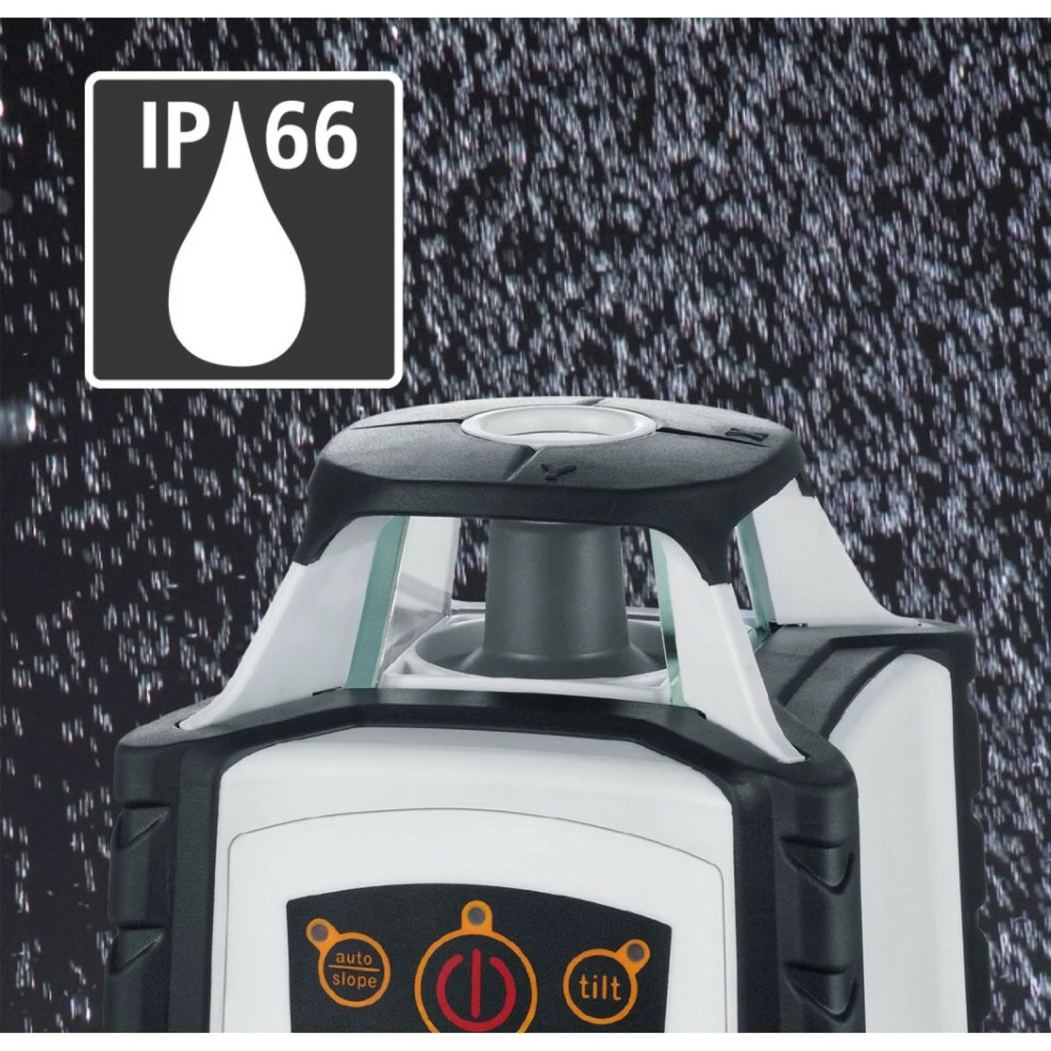 Laserliner Cubus 110 S Rotatielaser set incl. statief en koffer - Rood - 200 m-image