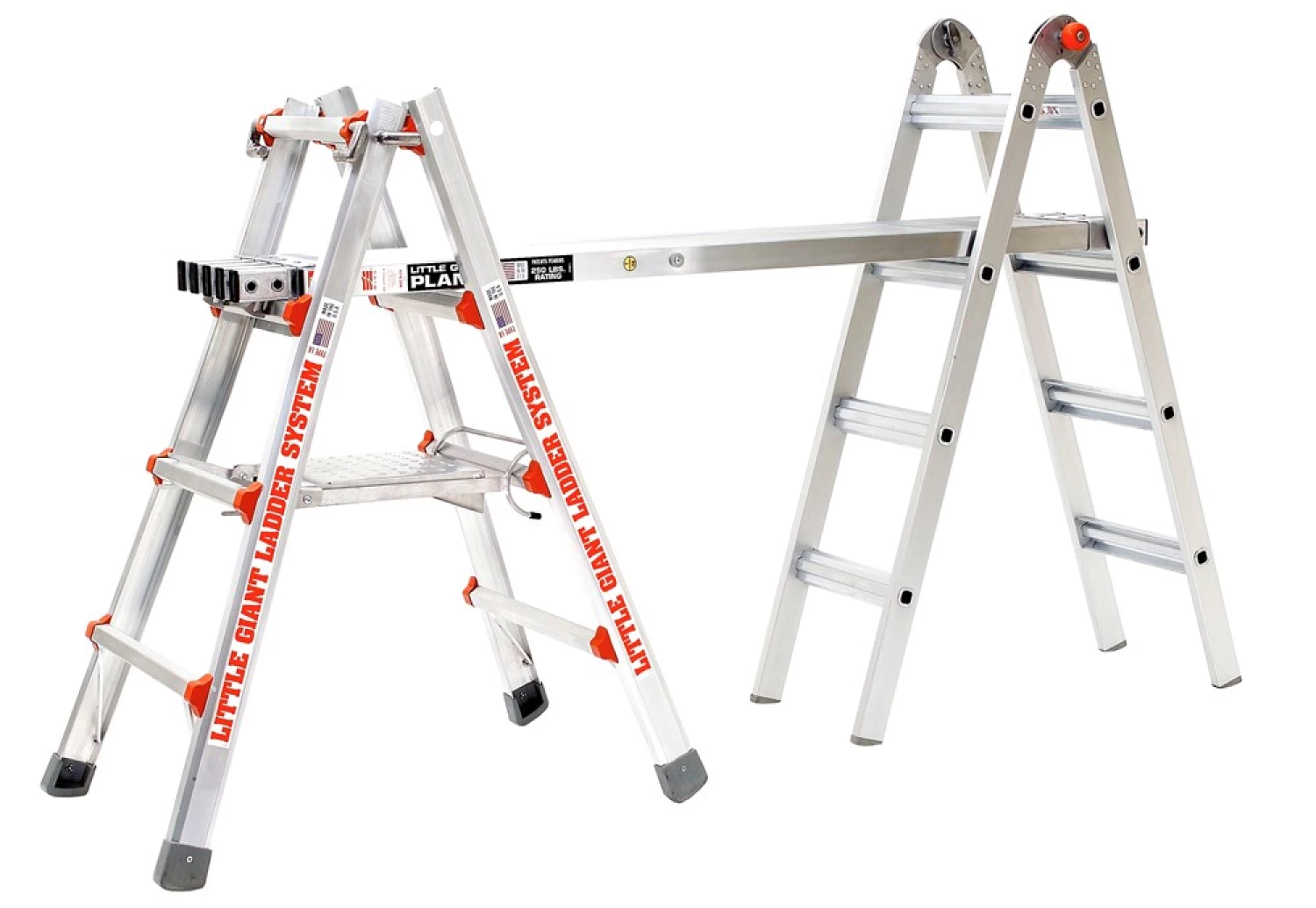 Little Jumbo 48414274 Pont de travail télescopique Multiladder - 33 x 183-274cm-image