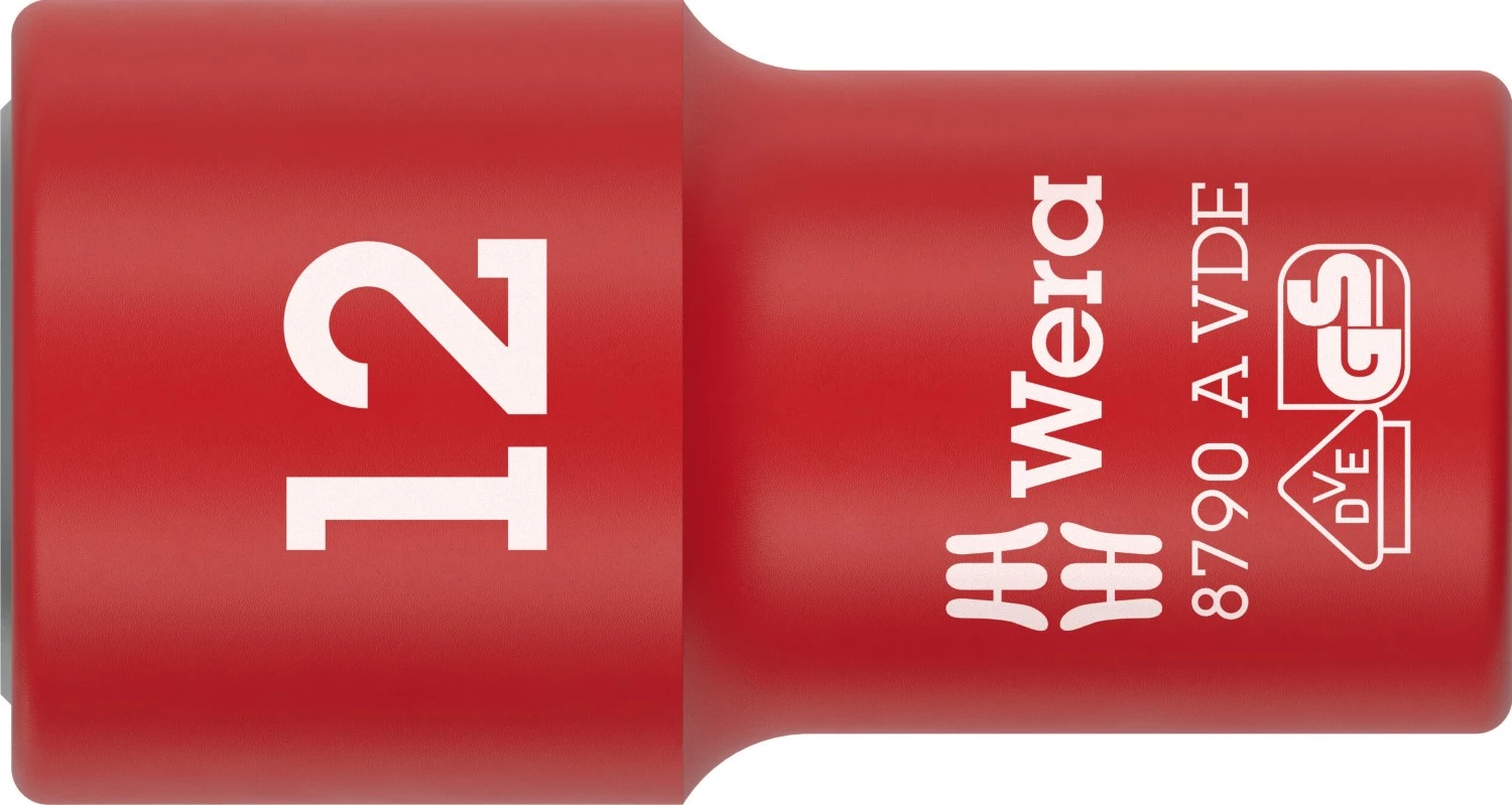 Wera 05005930001 8790 B VDE Zyklop dop geïsoleerd - 1/4" - 12mm-image