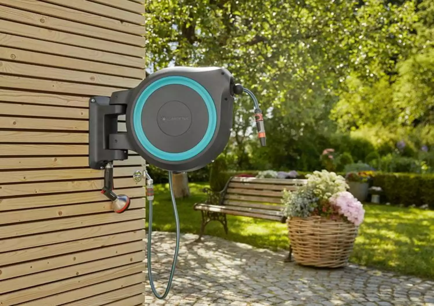 Gardena RollUp M/L Wandslangenbox - 25m-image