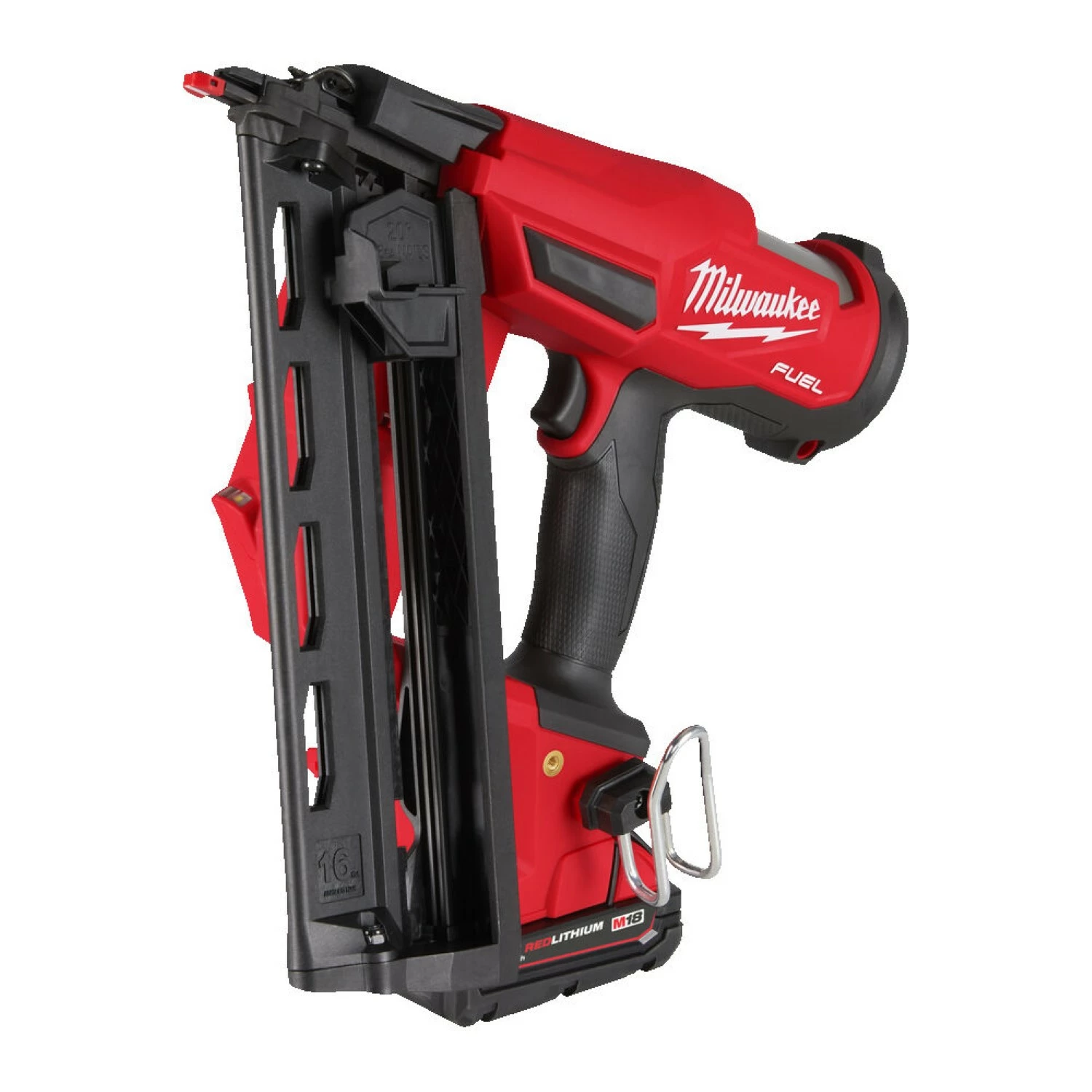 Milwaukee M18 FN16GA-202X Cloueuse sans fil - 18V Li-ion - 2 batteries 2,0 Ah - HD Box-image