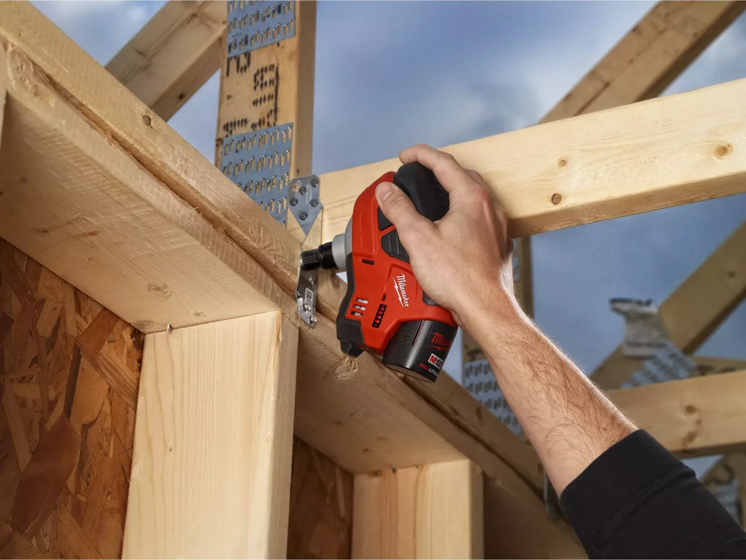 Milwaukee C12 PN-0 Li-ion Cloueuse compact sans fil - 12V - Machine seule-image