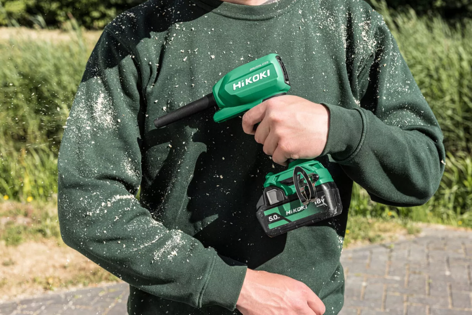 HiKOKI RA18DAW4Z Corps de souffleur-aspirateur à batterie Li-ion 18 V-image