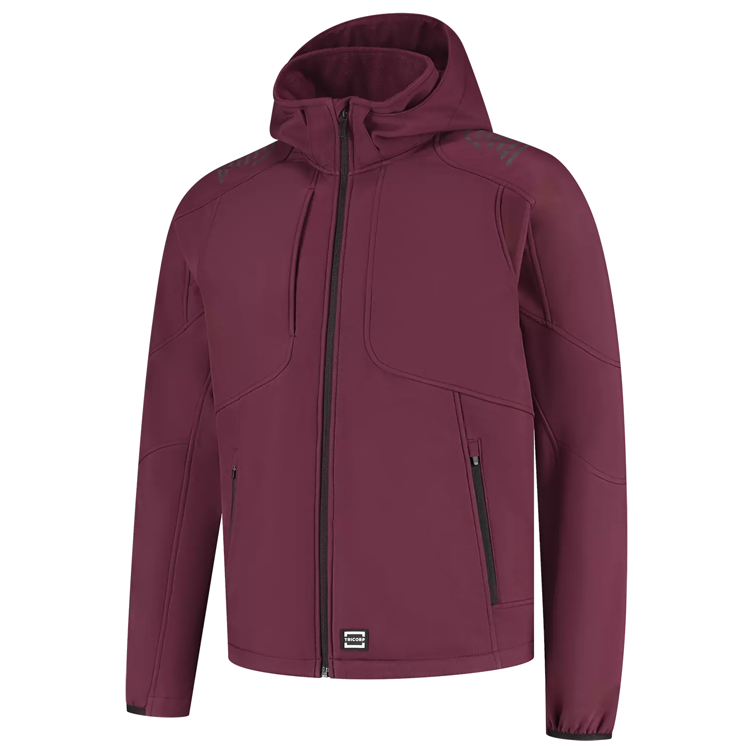 Tricorp 406104 Softshell Capuchon Luxe Redefined - Bordeaux - L-image
