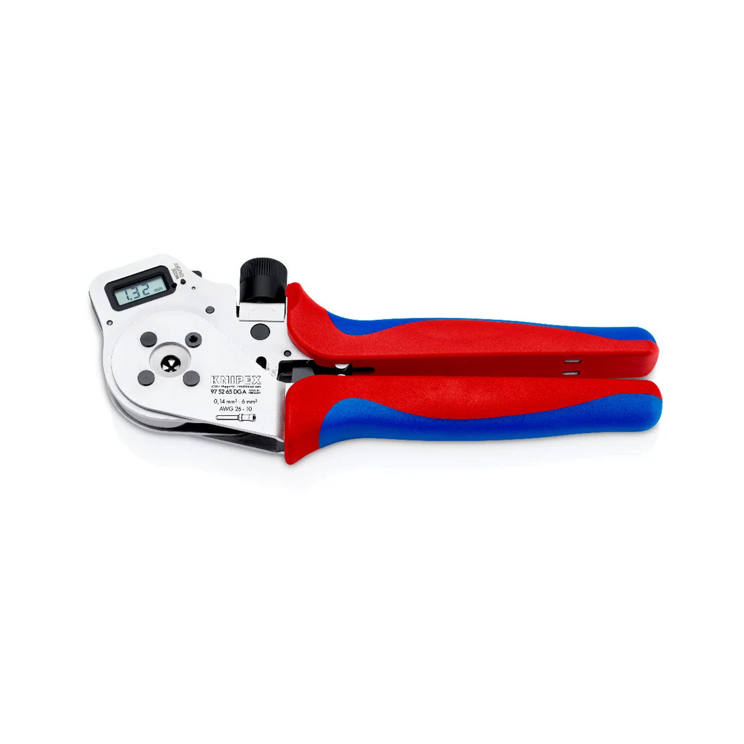 Knipex 97 52 63 DG A Krimptang voor gedraaide contacten - 175mm - 0,08-2,5mm²