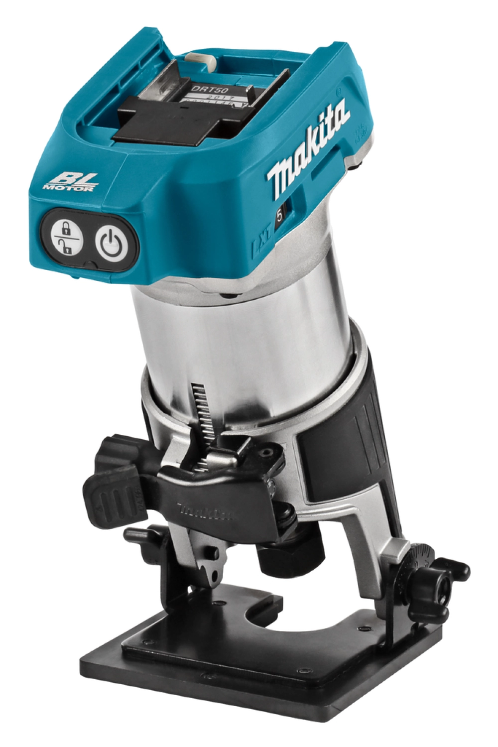 Makita DRT50ZJX9 - Défonceuse / affleureuse sans-fil Li-Ion 18V (machine seule) dans MAKPAC-image