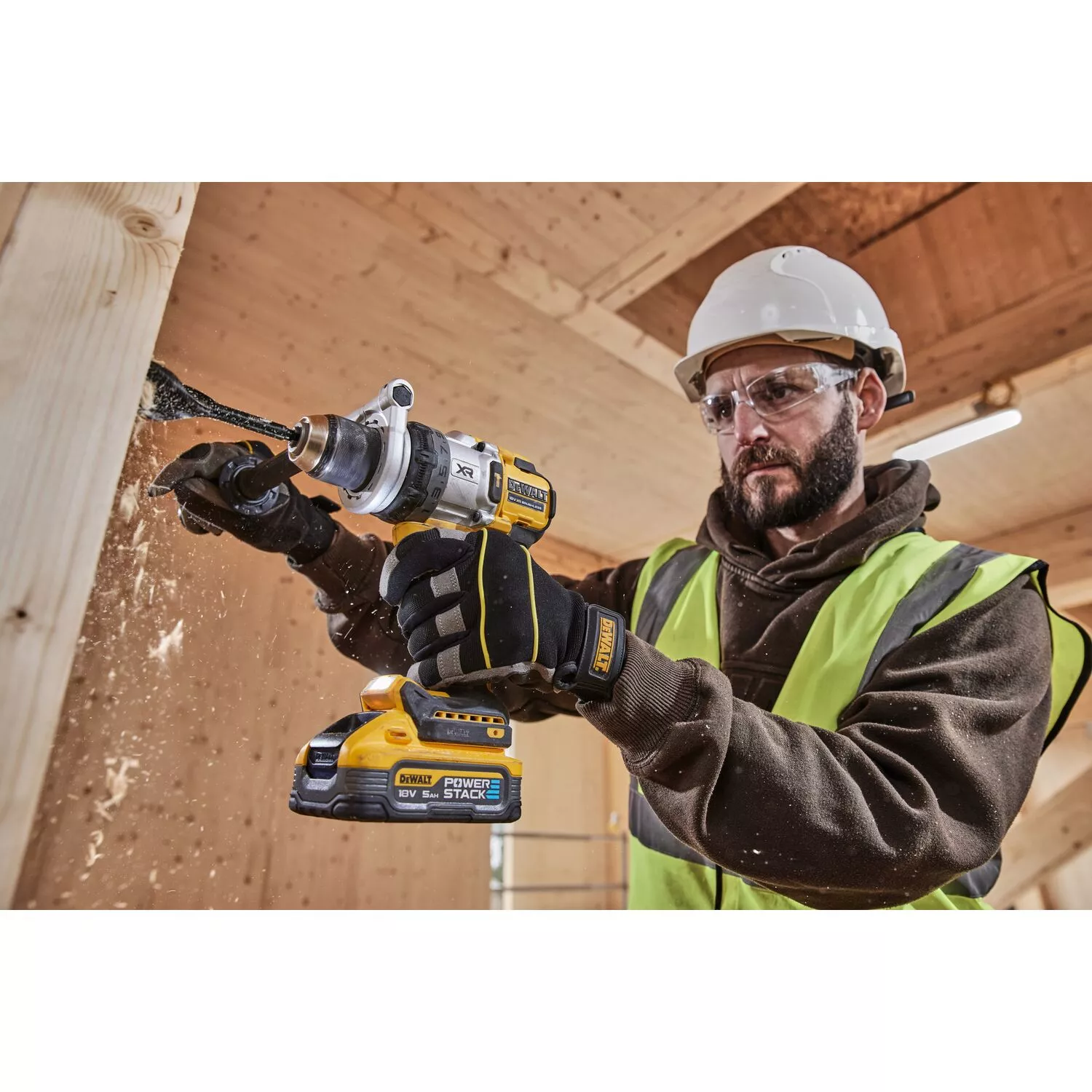 DeWALT DCD1007H2T 18V Li-ion accu klopboor-/schroefmachine set (2x 5.0Ah accu) in TSTAK - 169Nm-image