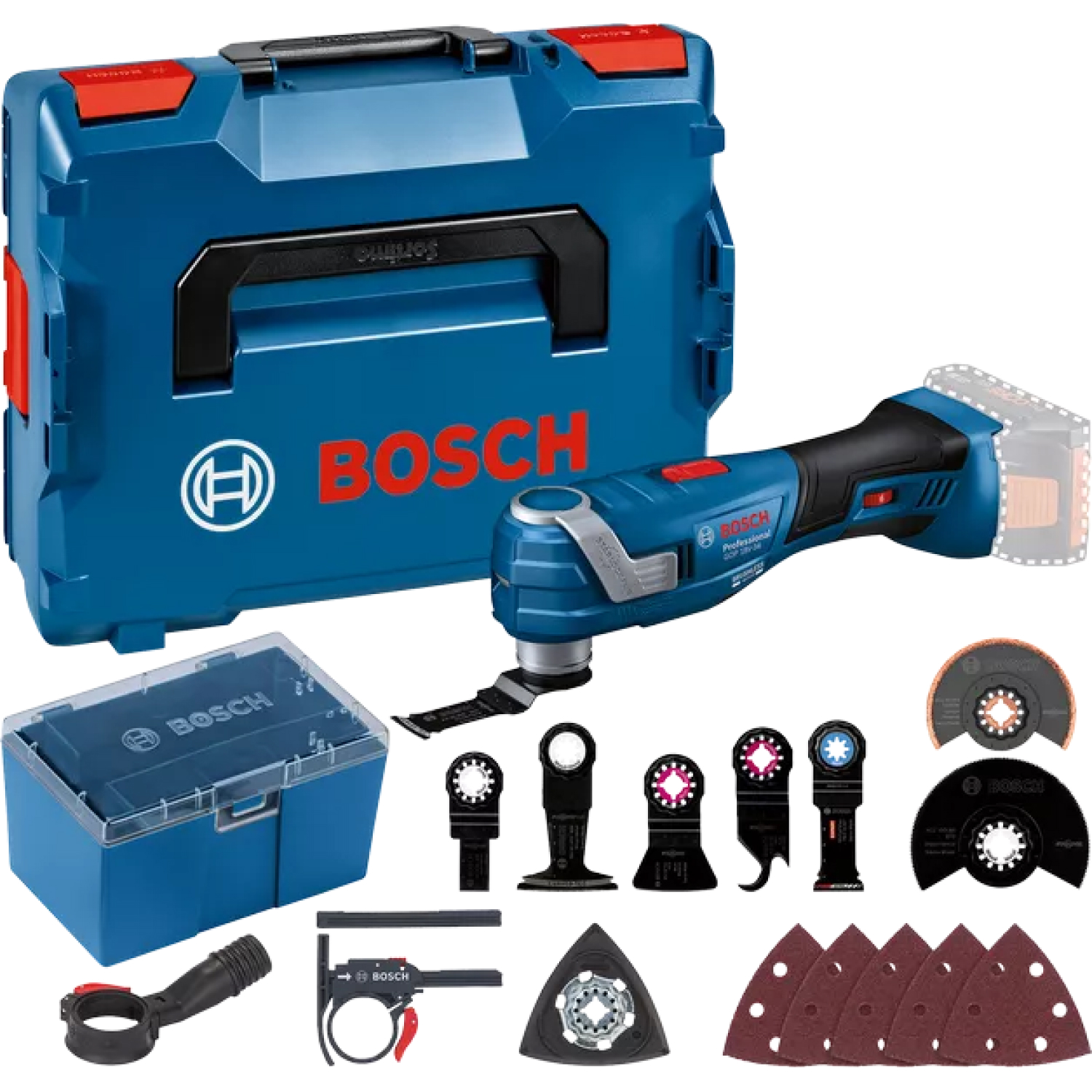 Bosch GOP 18V-34 Accu Multi-outils + accessoires en L-Boxx-image