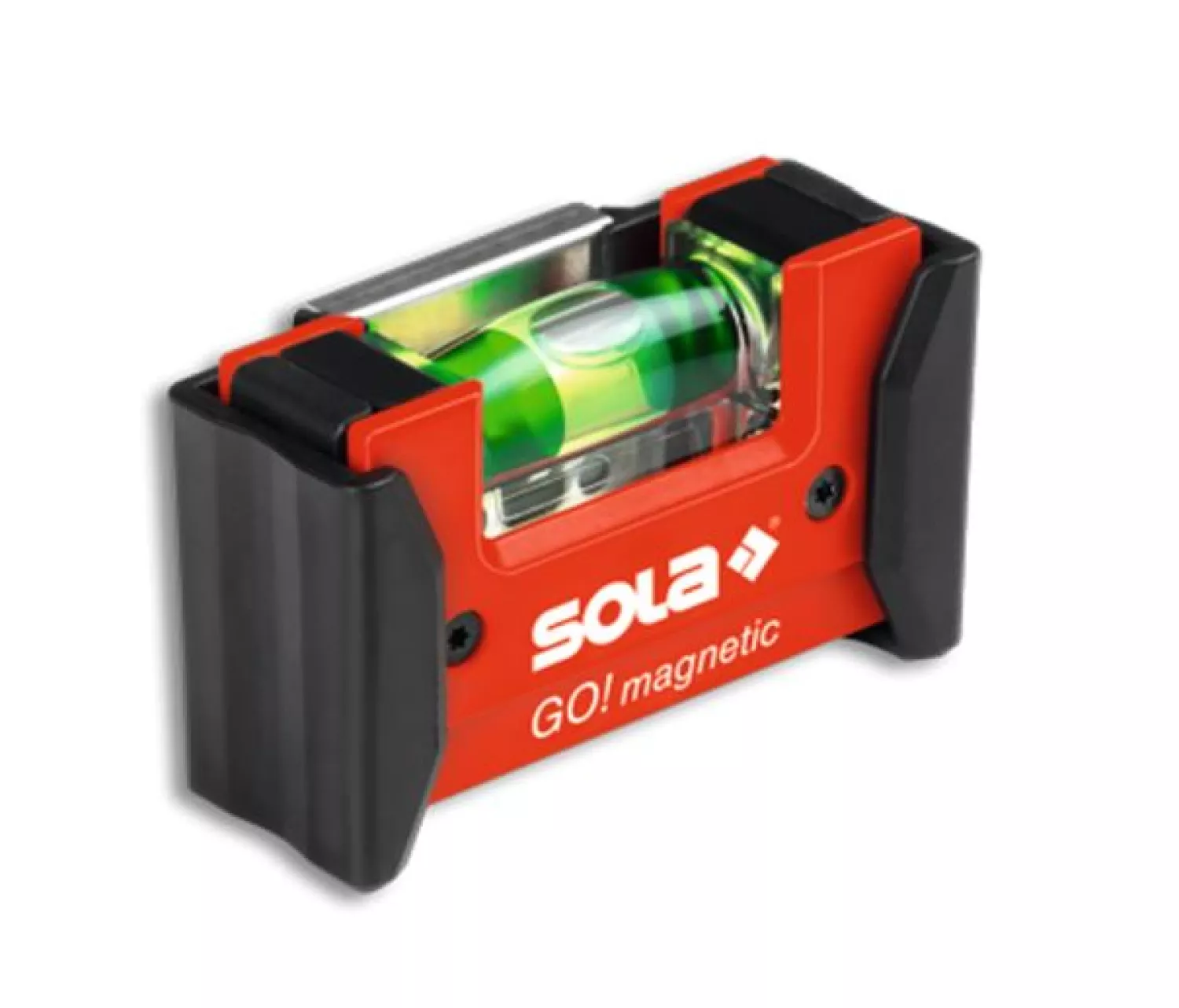 Sola GO! Magnetic Clip Niveau à bulle Set Combo + Niveau à bulle d'architecte R100 + Popular PP 5 m Mètre ruban-image