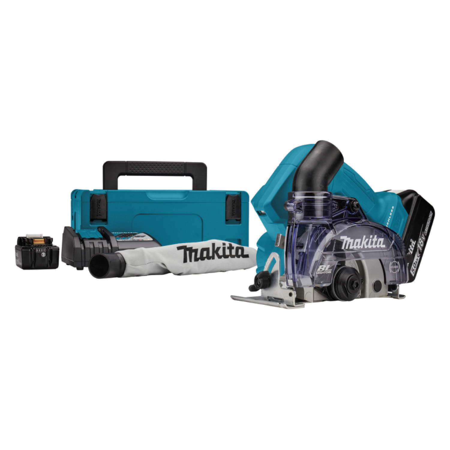 Makita DCC500RTJ - Scie circulaire sec - 2 batteries 5,0 ah - Mbox - 125 mm- 18V Li-ion-image