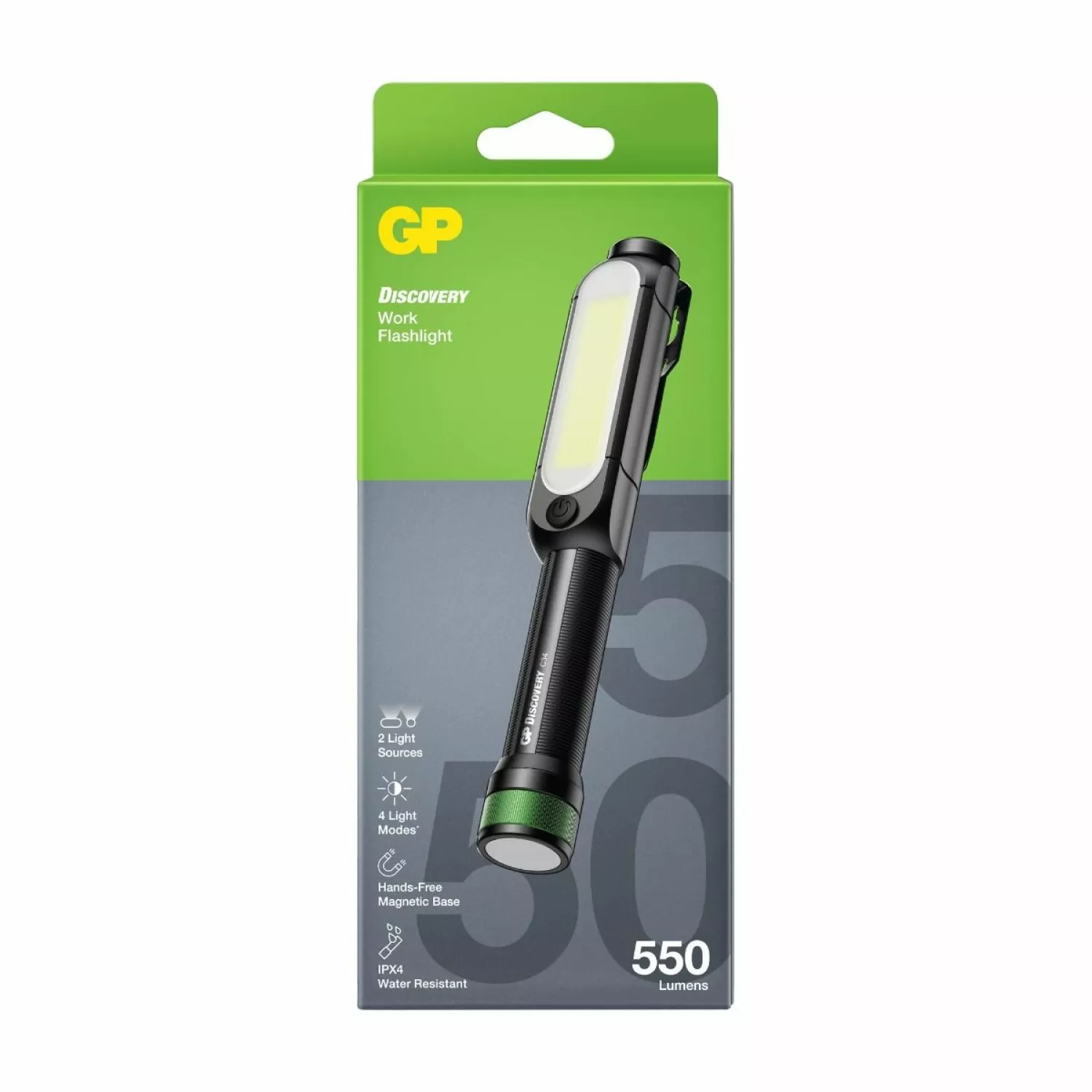 GP C34 Lampe de poche - 550lumen - 3X AA - 260GPACT0C34000-image