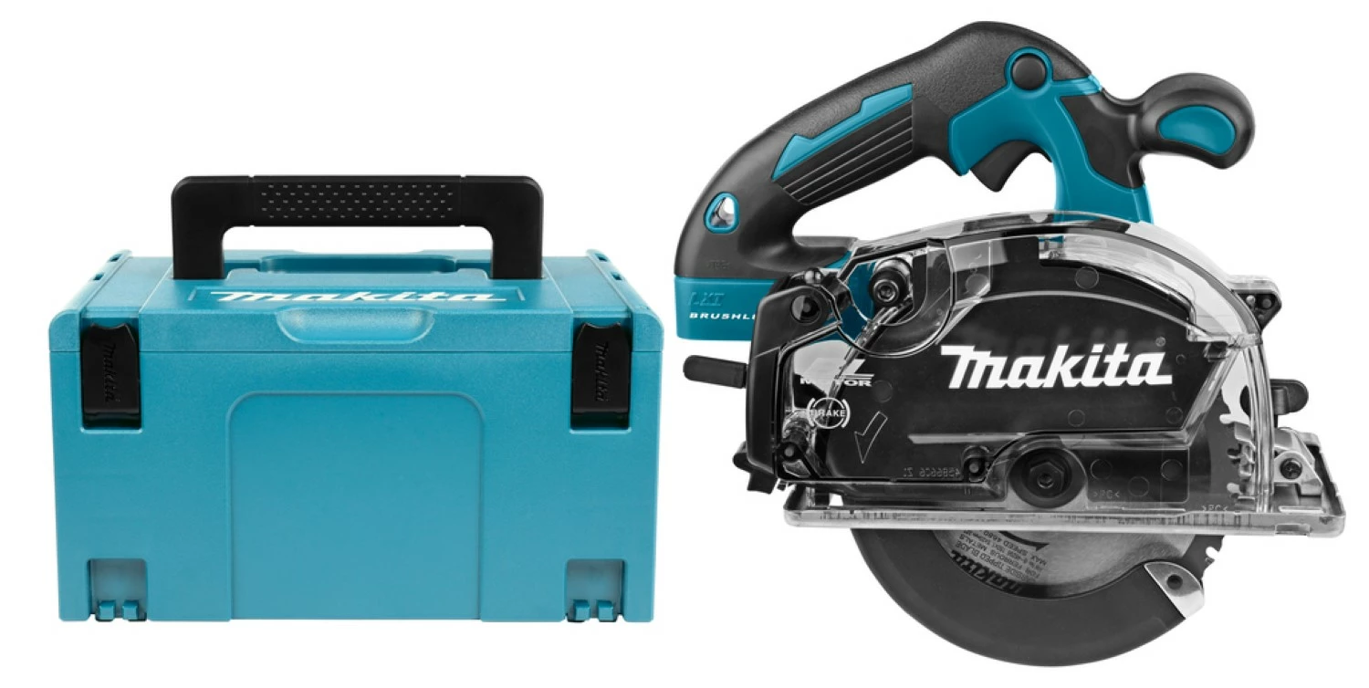 Makita DCS553ZJ Scie circulaire sans fil 18 V Li ion Mbox 150 mm Brushless Machine seule Fixami.be
