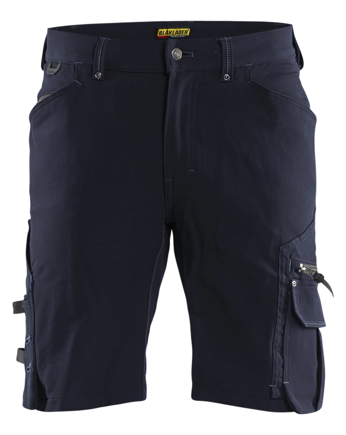 Blåkläder Short X1900 artisan stretch 4D sans poche flottante - C48 - Marine foncé/Noir-image