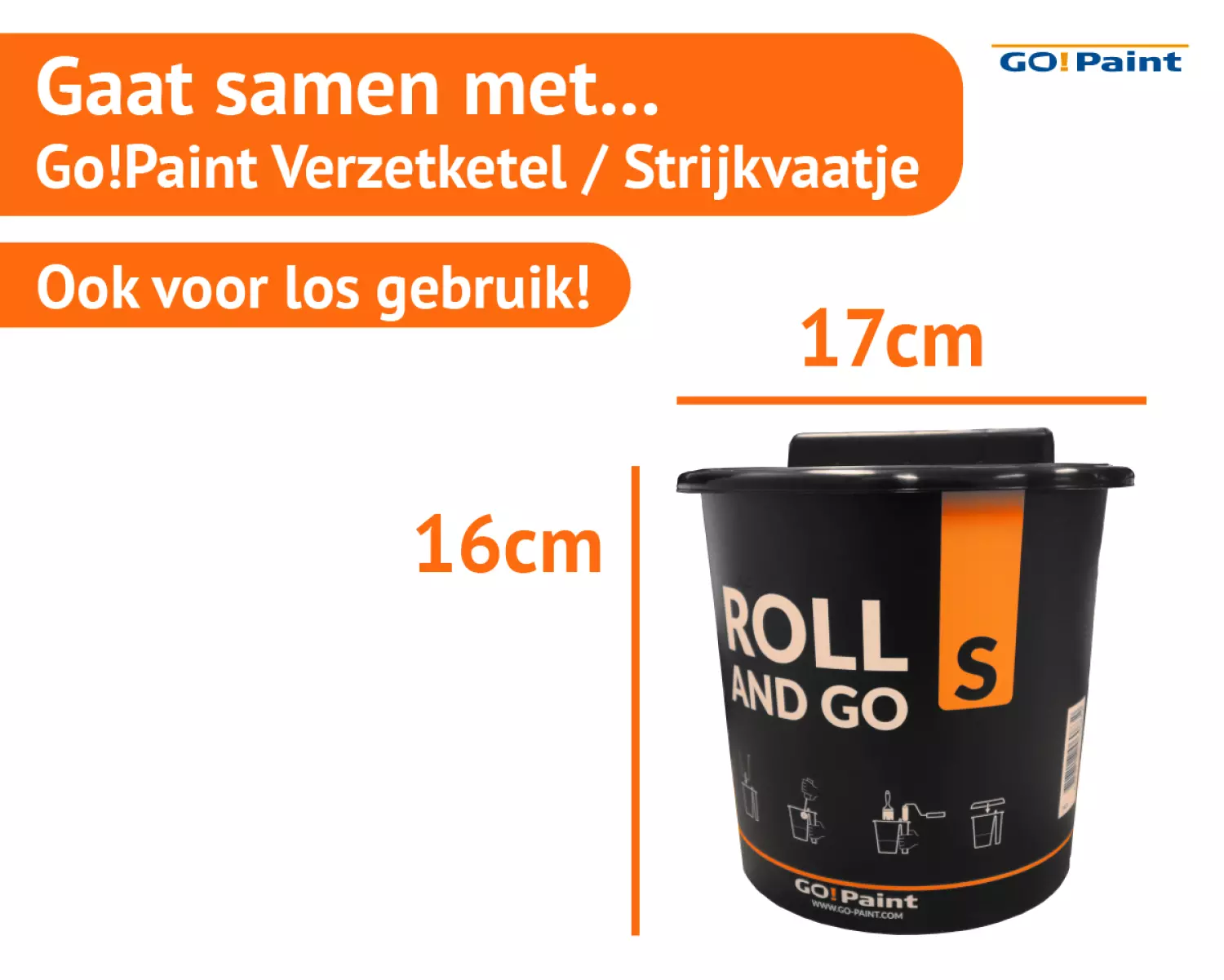 Go!Paint Roll And Go Met 3 Inzetbakken-image
