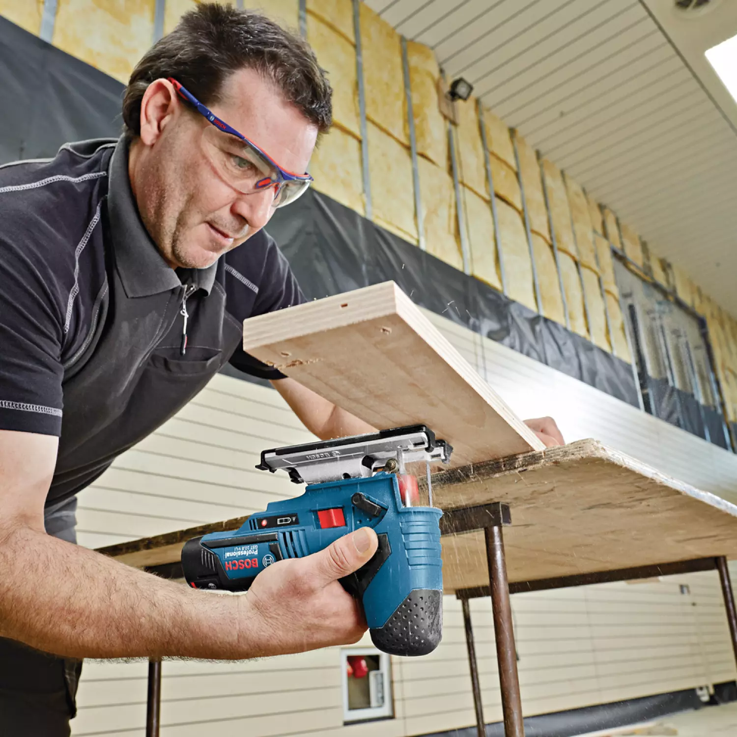 Bosch GST 12V-70 12V Li-Ion Accu decoupeerzaag body - T-greep - variabel-image