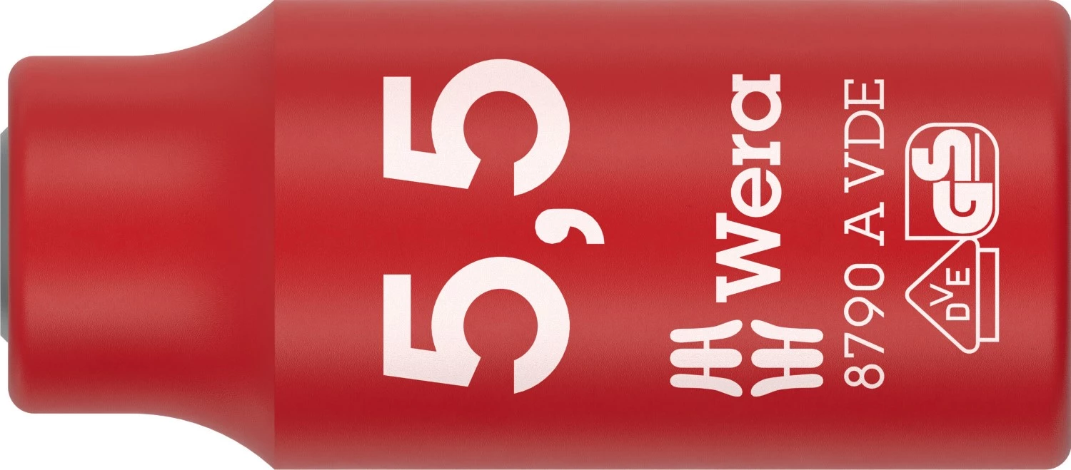 Wera 05005930001 8790 B VDE Zyklop douille isolée - 1/4 » - 5,5 mm-image