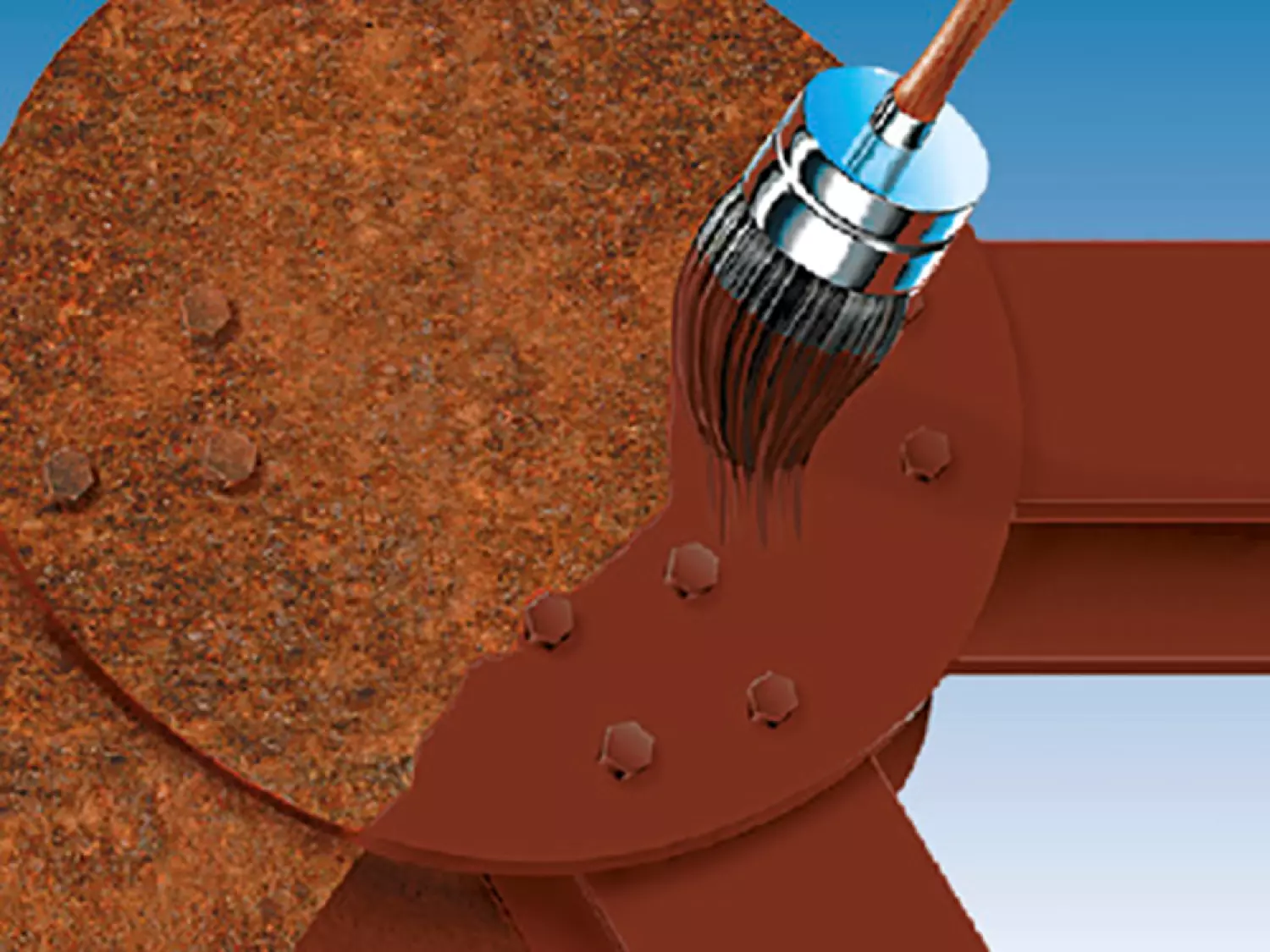 Rust-Oleum CombiPrimer Anti-roest Spuitbus - roodbruin - 400ml-image