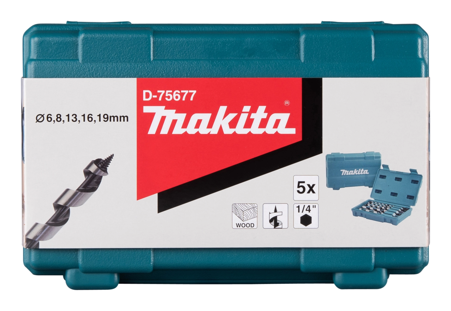 Makita D-75677 5-delige Slangenboorset-image